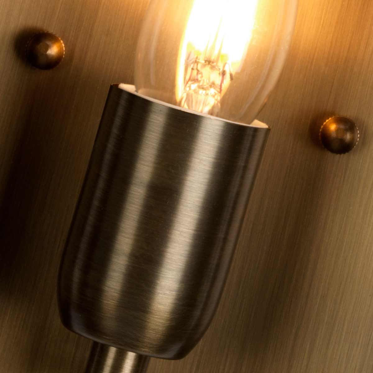 Elstead St Pauls Single Wall Lantern - Brass