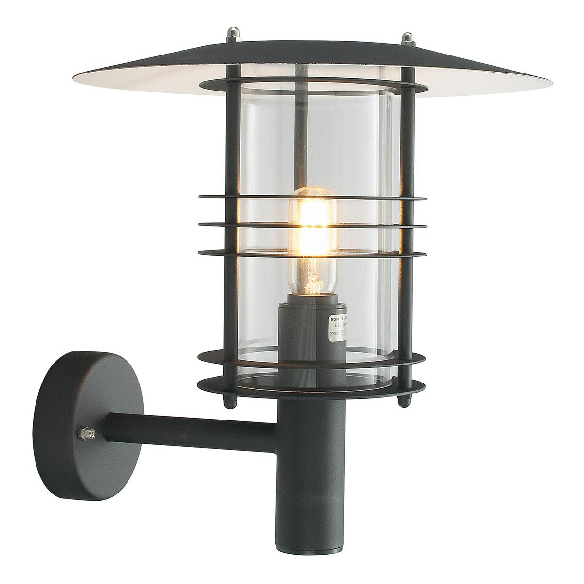 Norlys Stockholm Grande Single Wall Lantern - Black