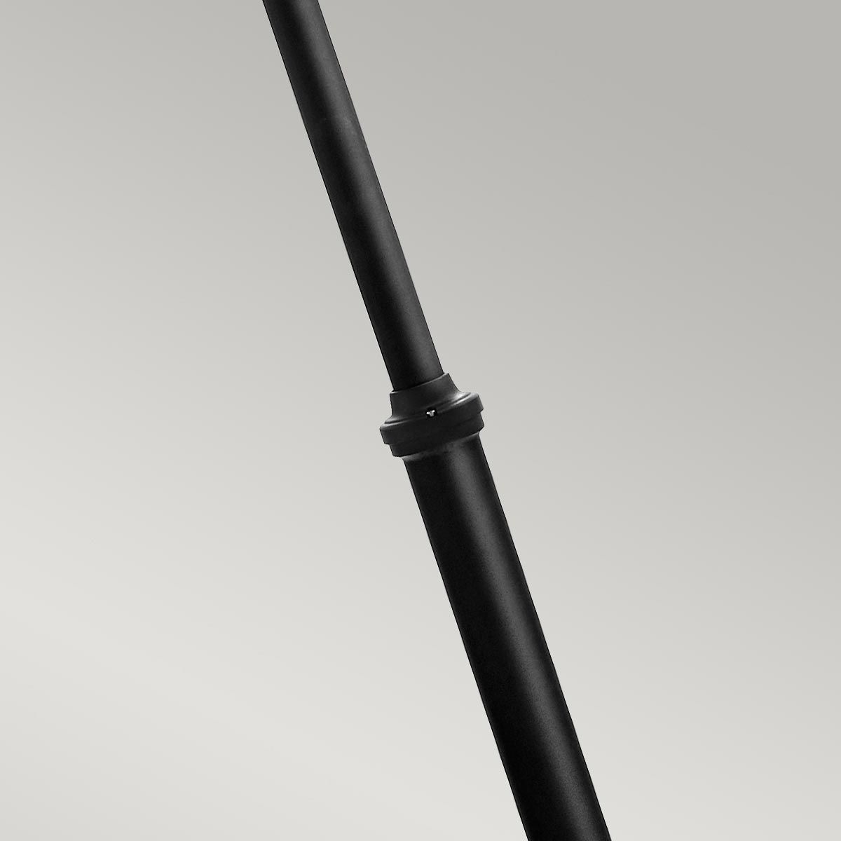 Norlys Turin 2 Light Twin Lamp Post - Black