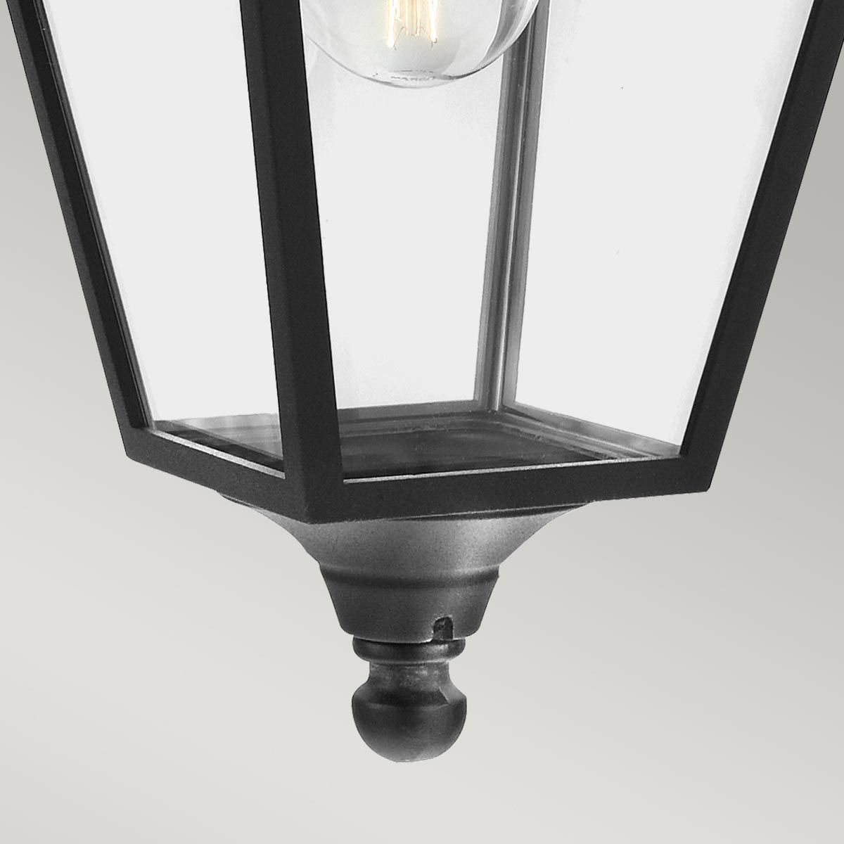 Norlys Turin Single Chain Lantern - Black