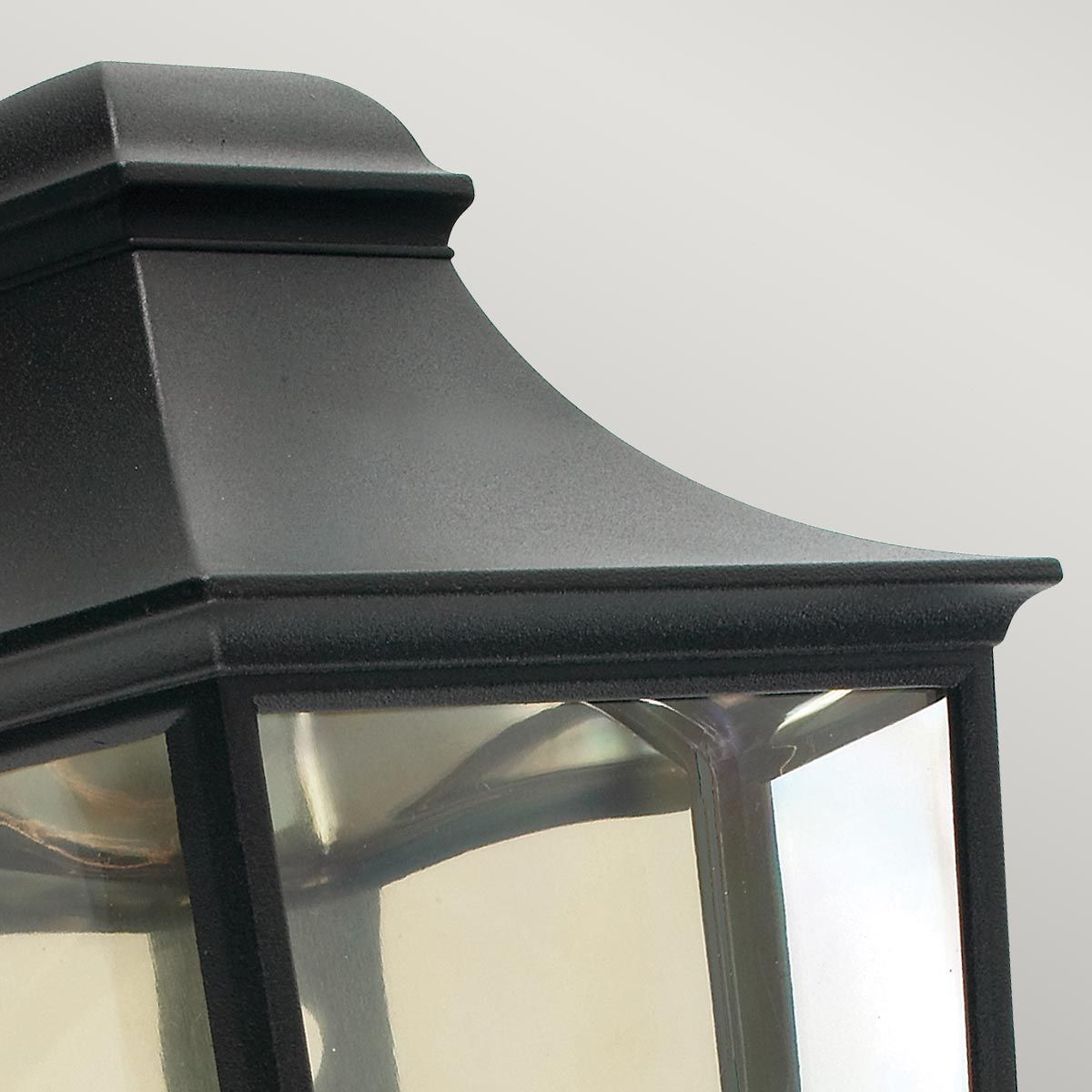 Norlys Turin Single Half Lantern - Black