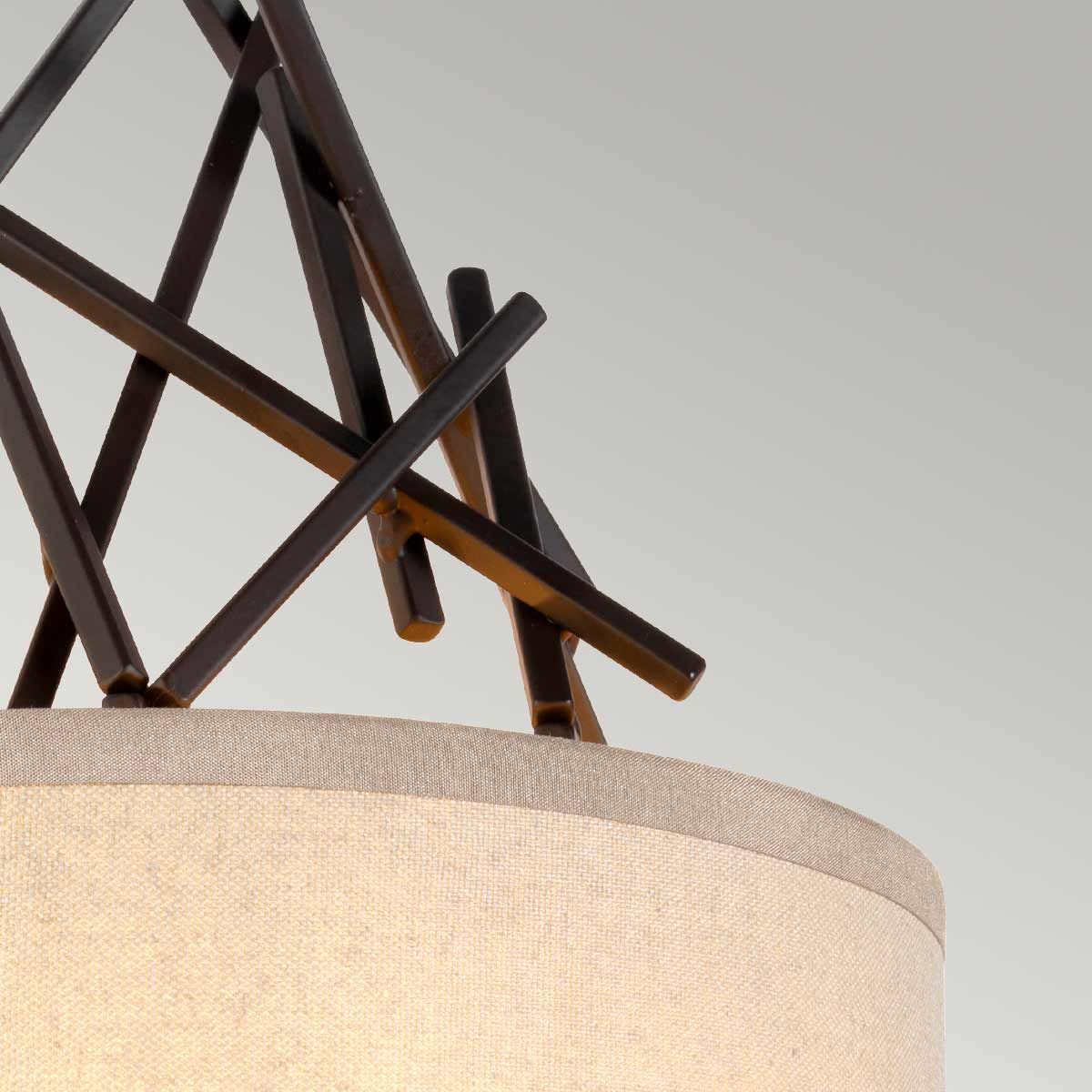 Elstead Taiko 2 Light Wall Light - Olde Bronze