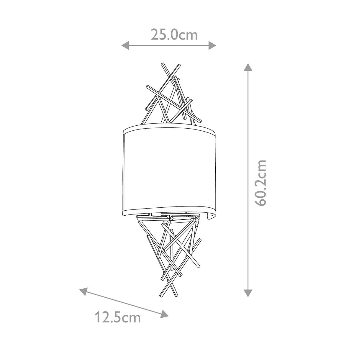 Elstead Taiko 2 Light Wall Light - Olde Bronze