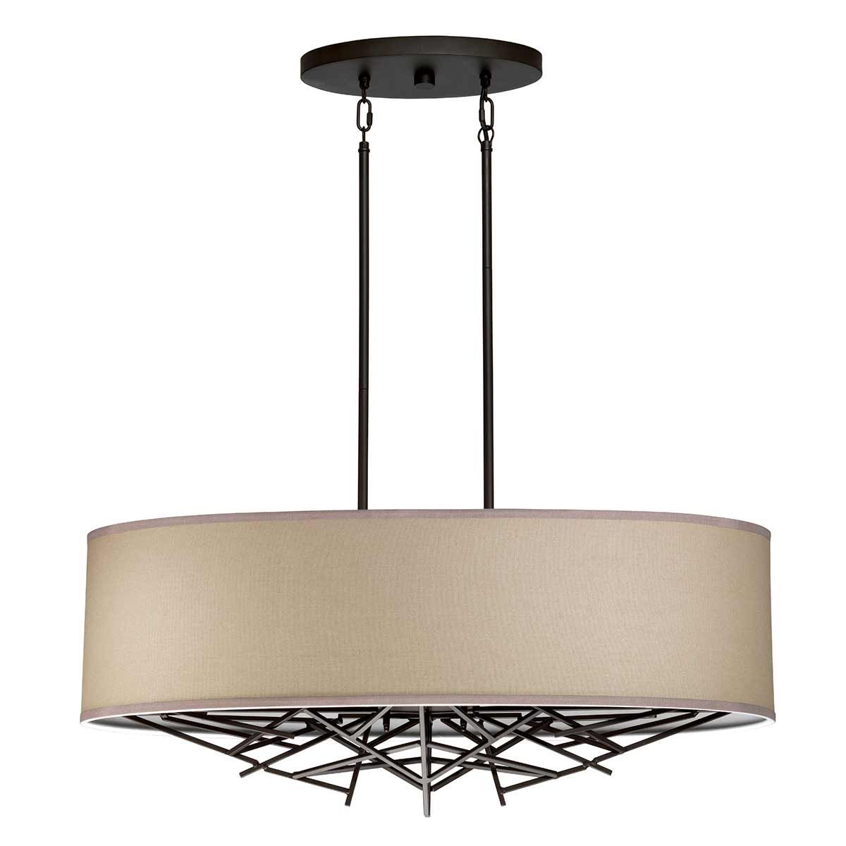 Elstead Taiko 5 Light Island Pendant - Olde Bronze