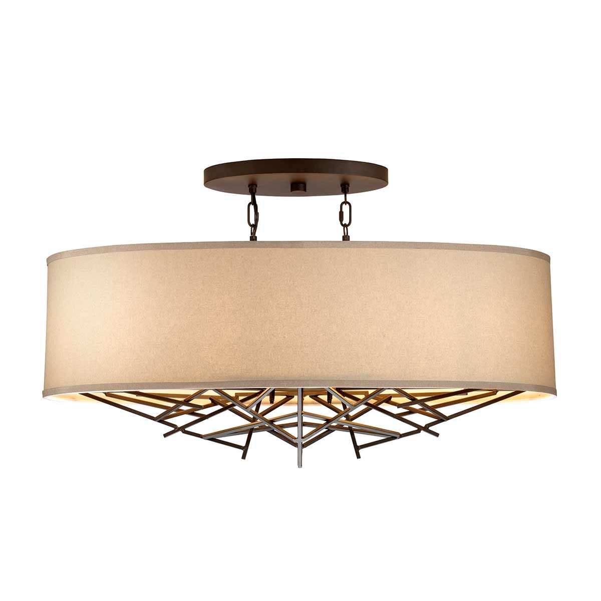 Elstead Taiko 5 Light Island Pendant - Olde Bronze
