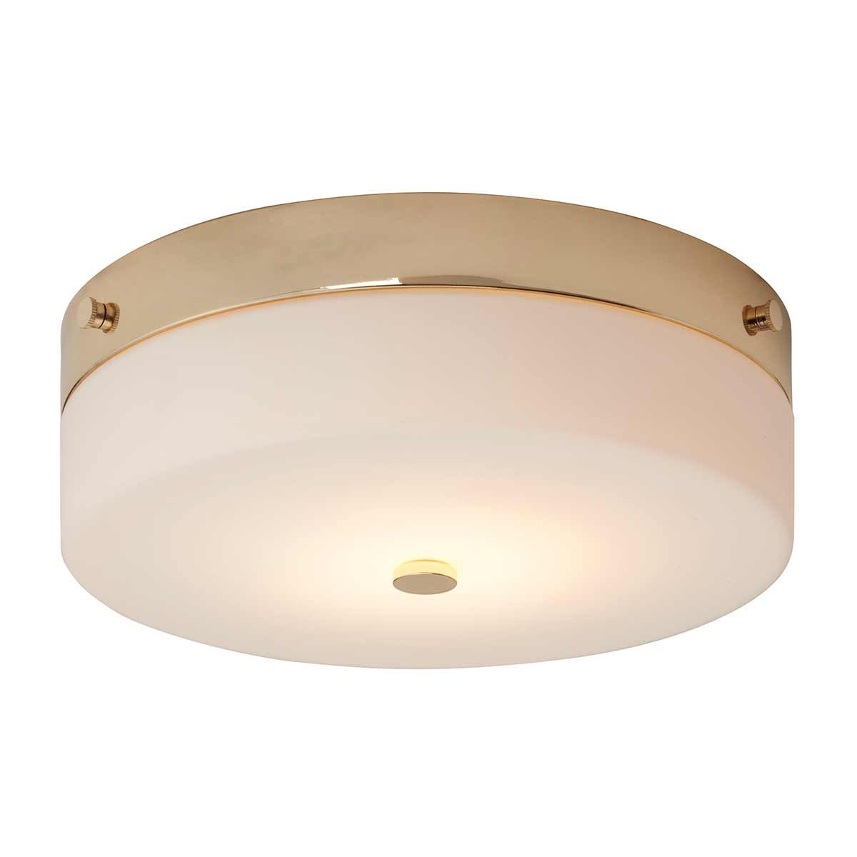 Elstead Tamar Single Large Bathroom Flush Fitting - Polished Gold