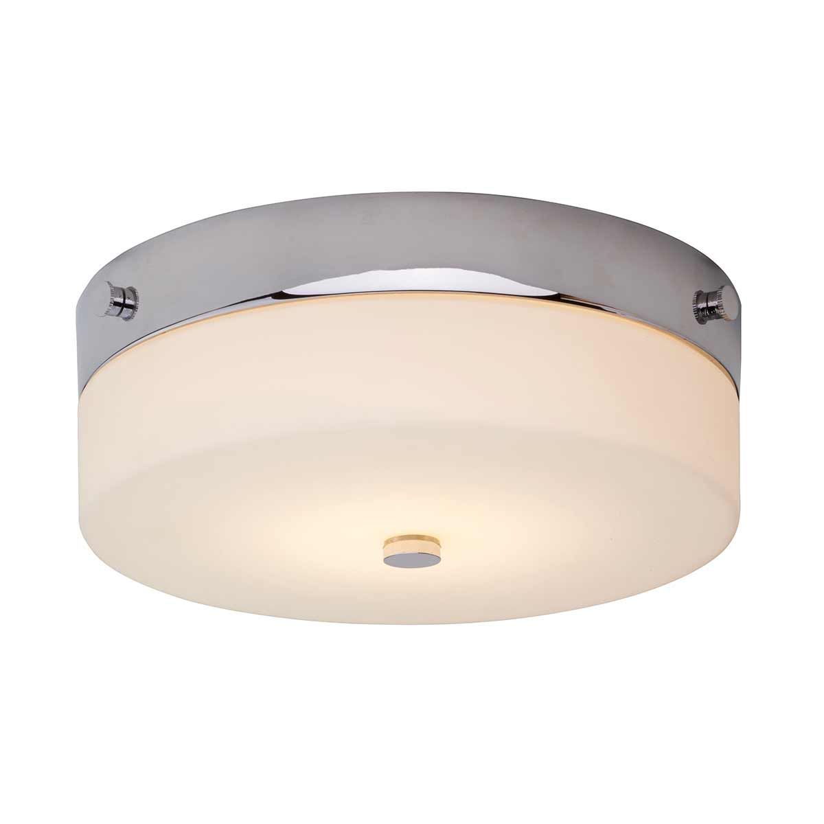 Elstead Tamar Single Medium Bathroom Flush Fitting - Polished Chrome