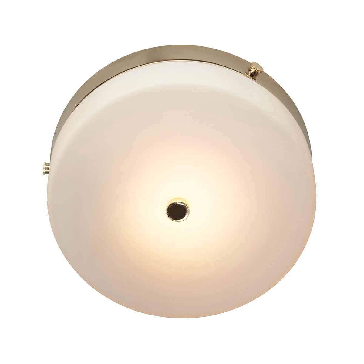 Elstead Tamar Single Medium Bathroom Flush Fitting - Polished Gold