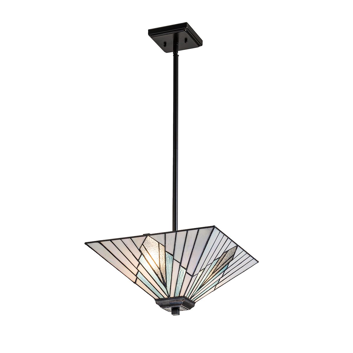Elstead Alderley 2 Light Trio-Mount Pendant - Vintage Bronze