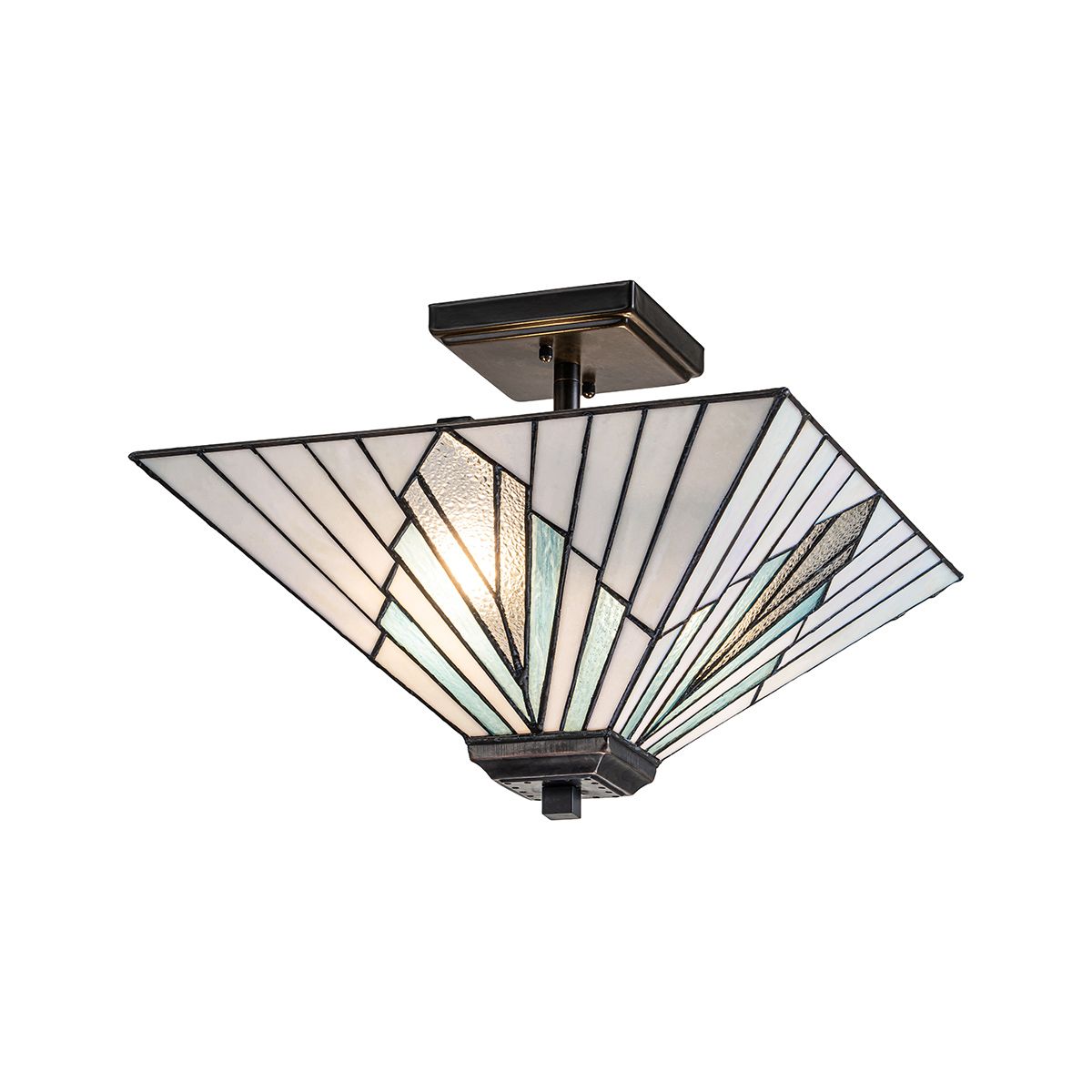 Elstead Alderley 2 Light Trio-Mount Pendant - Vintage Bronze