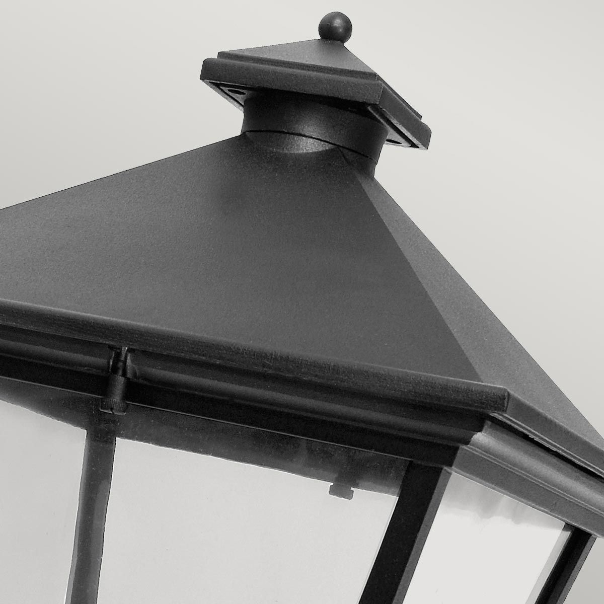 Norlys Turin Grande Single Up Wall Lantern - Black