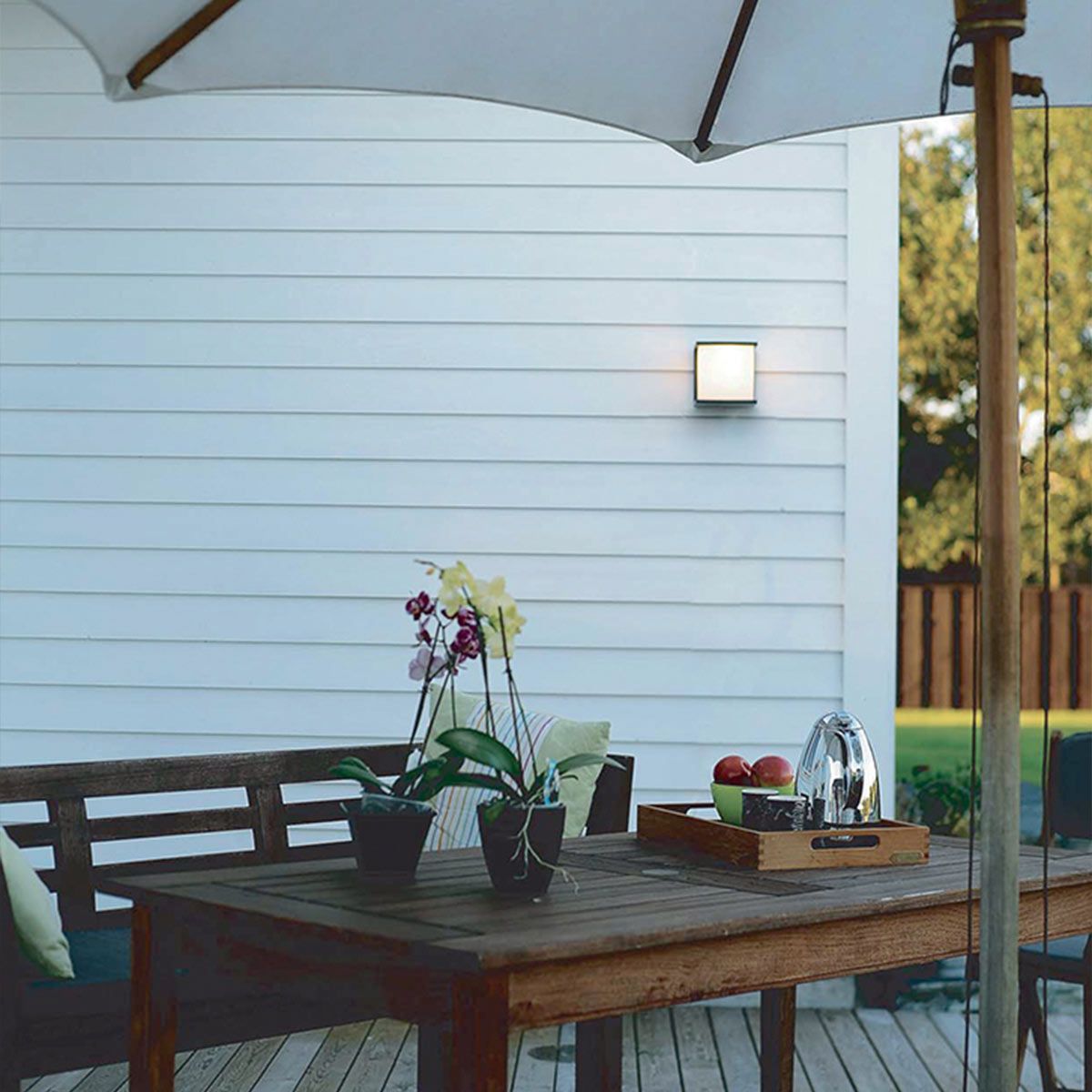 Elstead Torsten Single Wall Light - Dark Grey