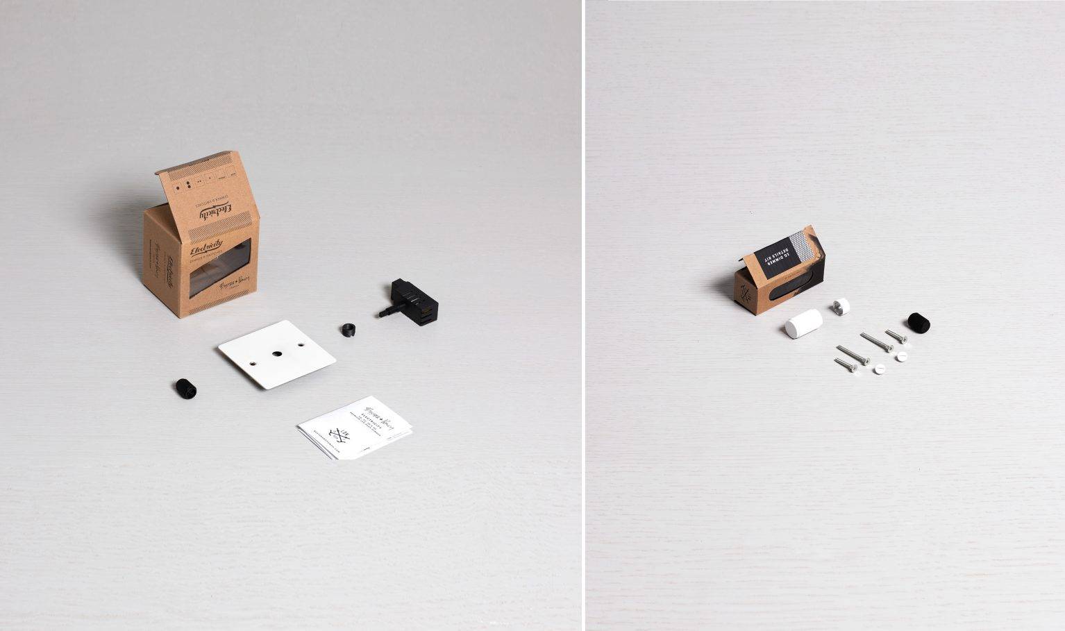 Buster + Punch 1G Dimmer 120W - Cross Knurl - White - 2 Way