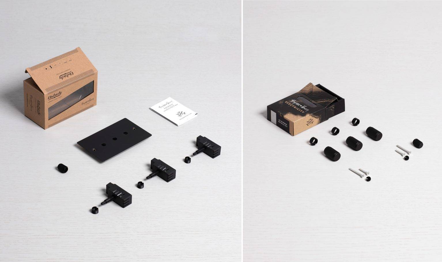 Buster + Punch 3G Dimmer 120W - Cross Knurl - Black - 2 Way