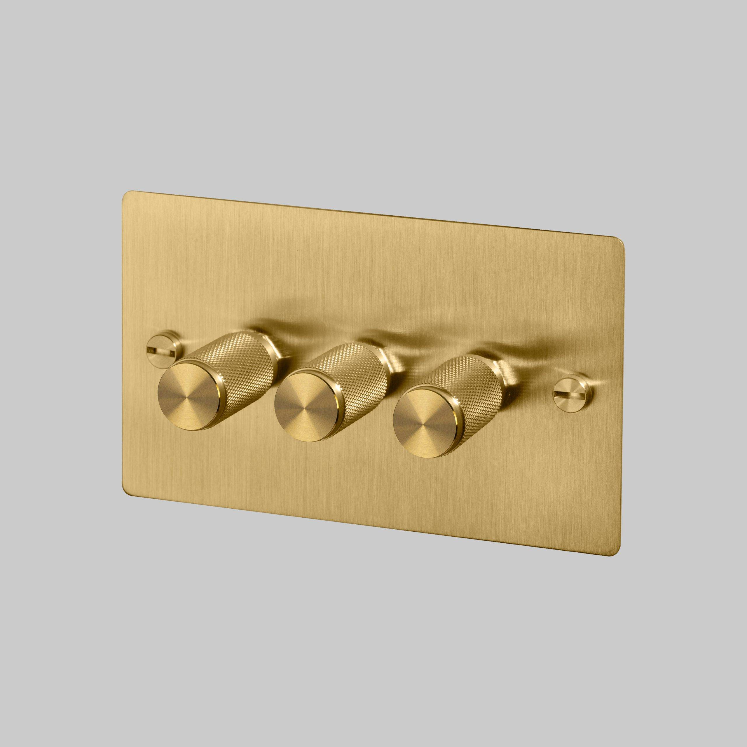 Buster + Punch 3G Dimmer 120W - Cross Knurl - 2 Way