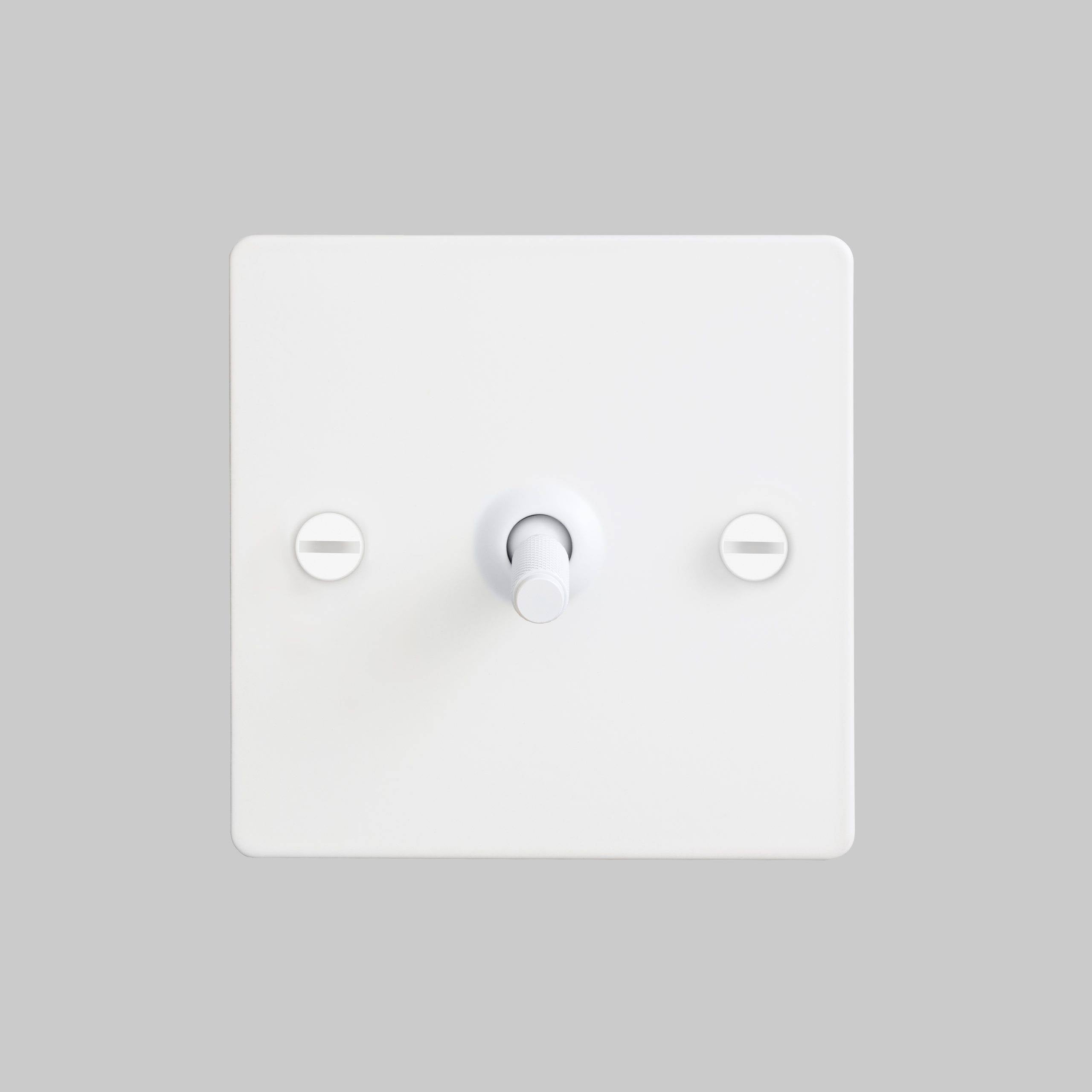 Buster + Punch 1G Toggle Intermediate 3-Way - Cross Knurl - White
