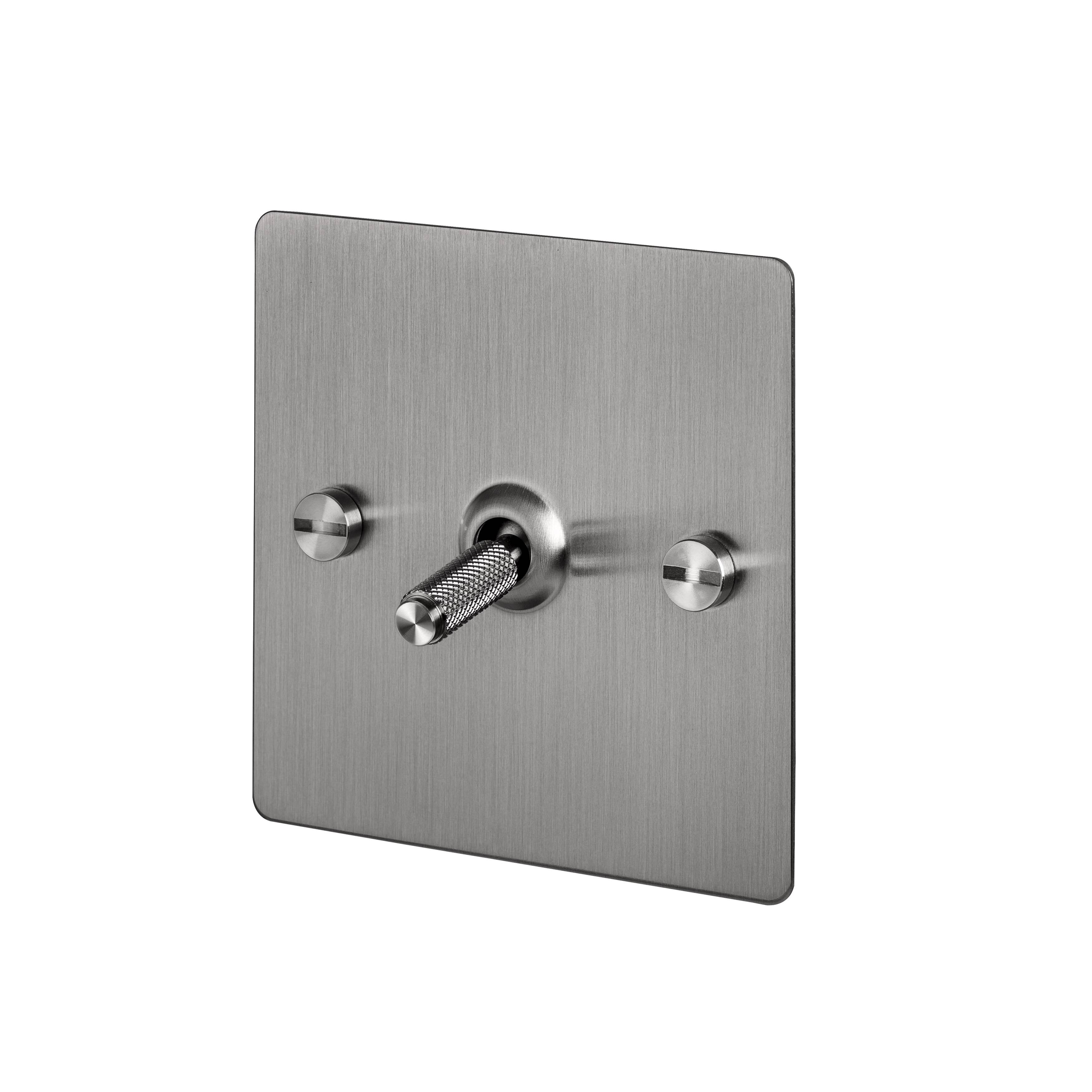 Buster + Punch 1G Toggle Intermediate 3-Way - Cross Knurl - Steel