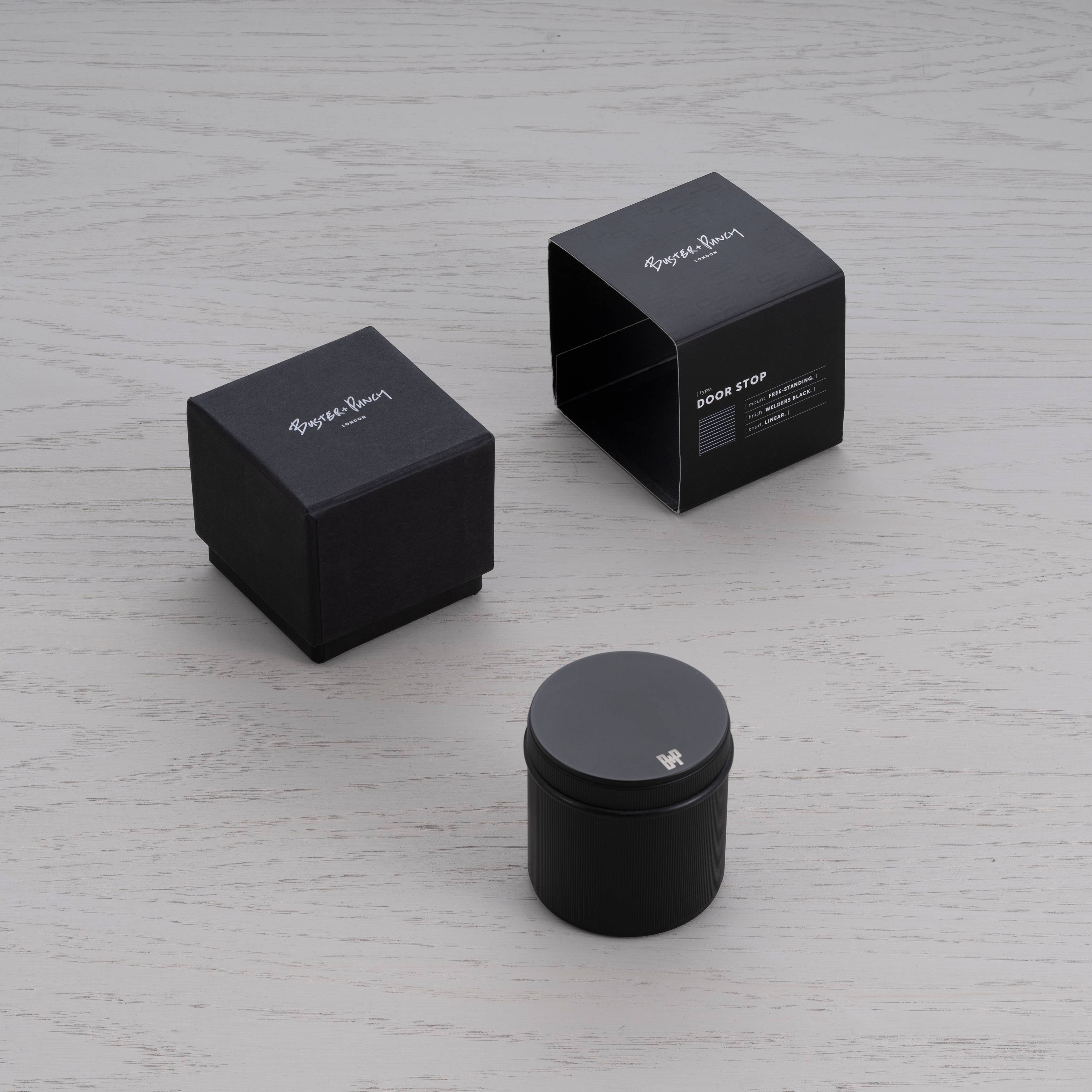 Buster + Punch Door Stop - Free Standing - Linear Knurl