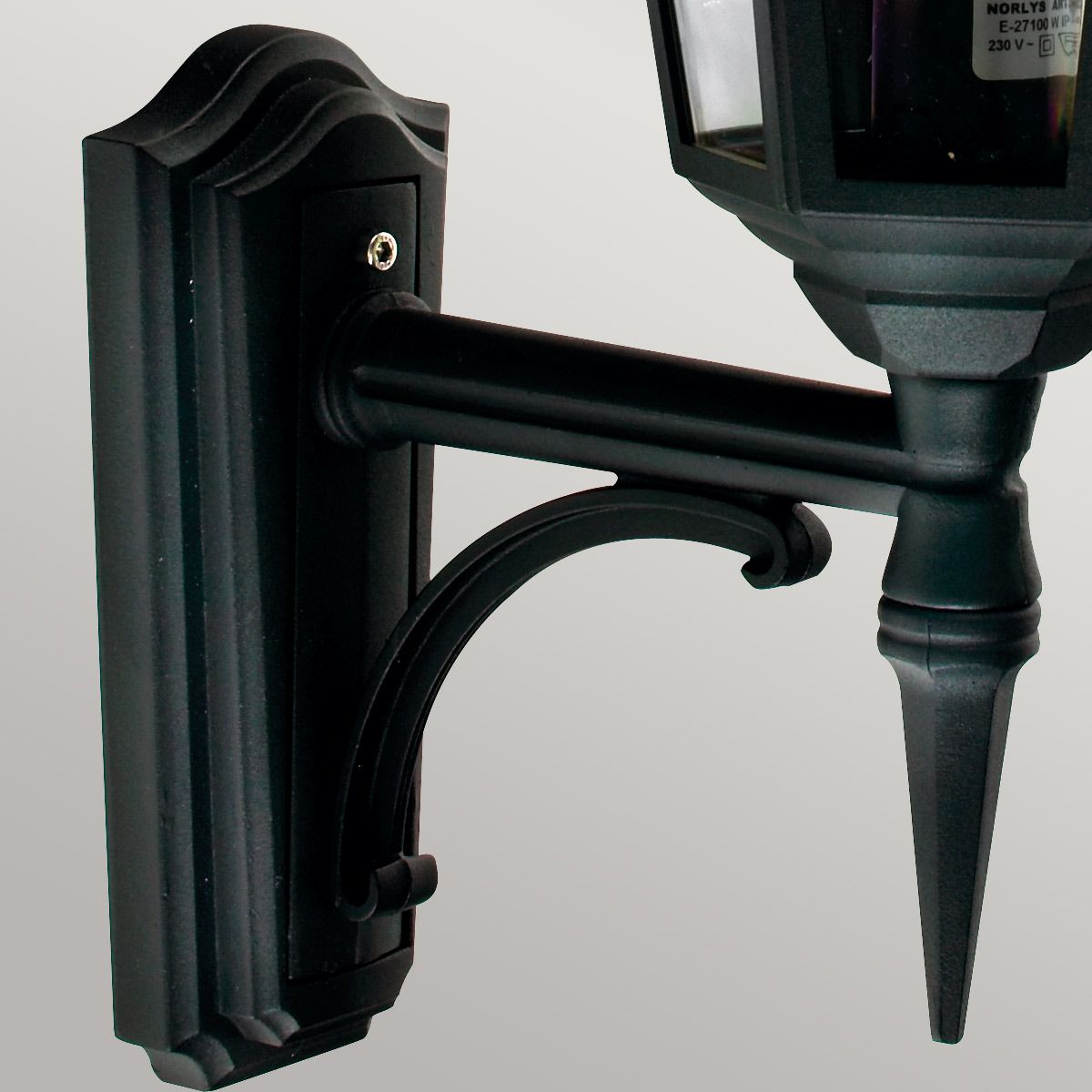 Norlys Valencia Single Up Lantern - Black