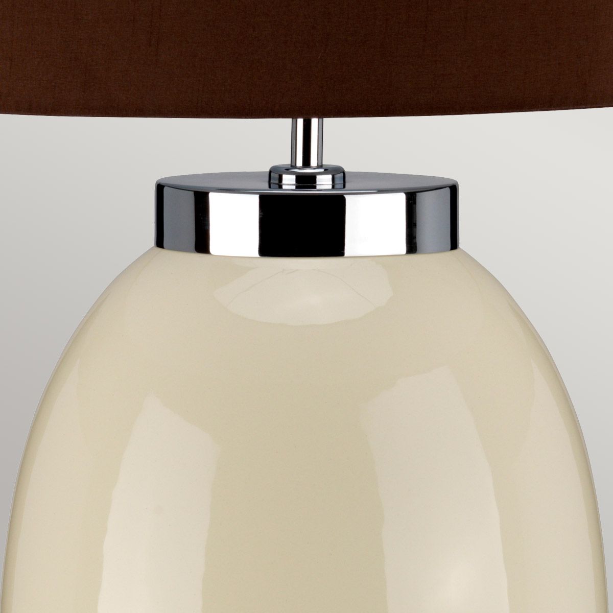 Elstead Victor Single Large Table Lamp - Cream
