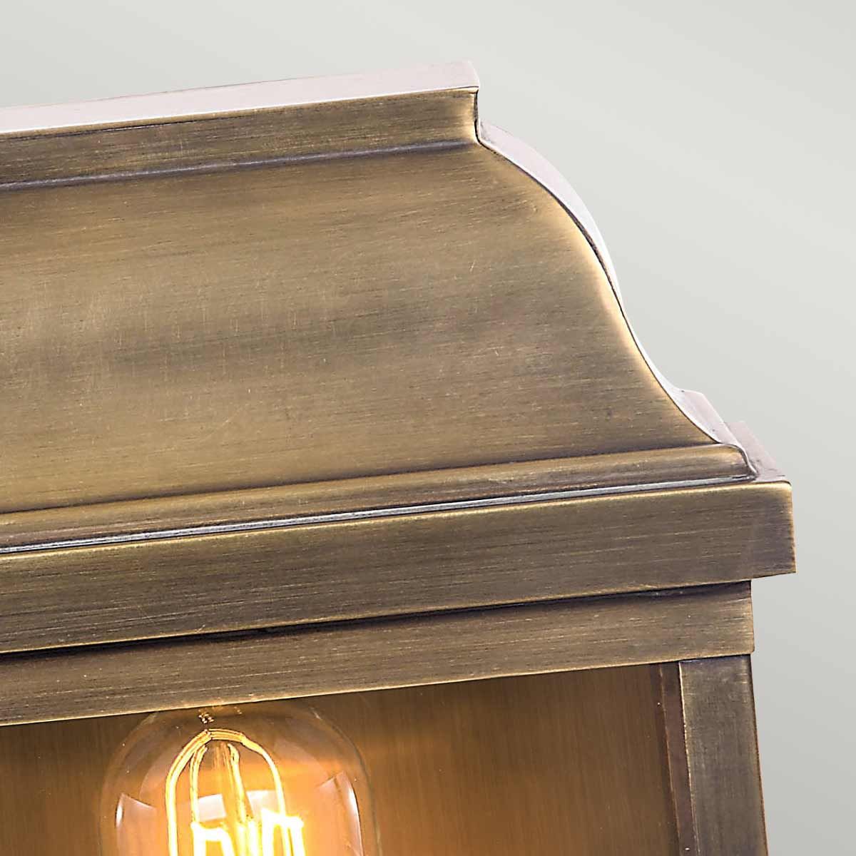 Elstead Victoria Single Wall Lantern - Aged Brass