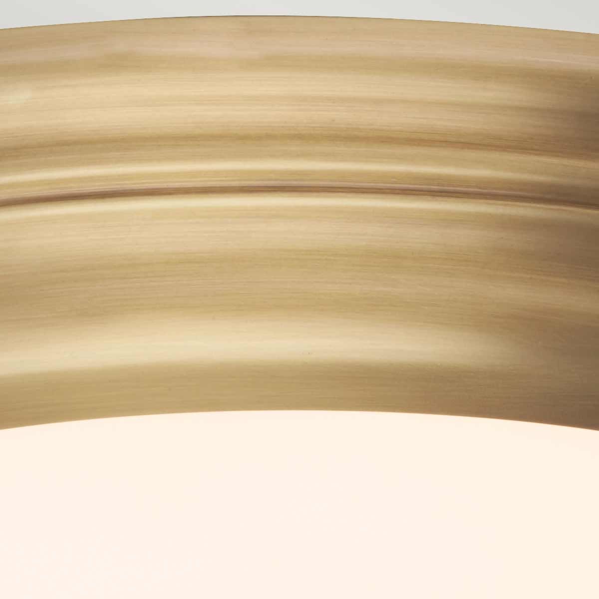 Elstead Welland Single Bathroom Flush Fitting - Aged Brass
