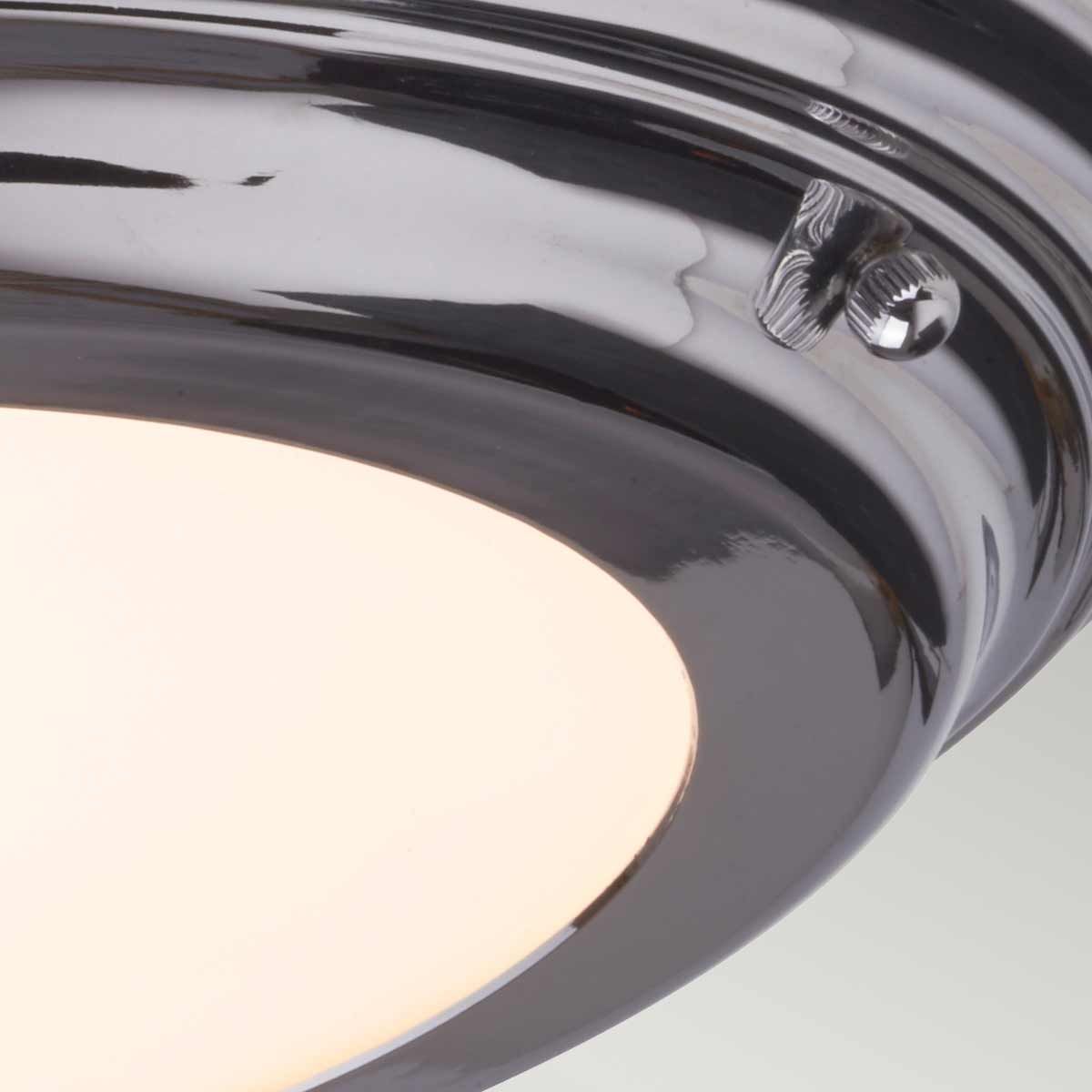 Elstead Welland Single Bathroom Flush Fitting - Polished Chrome