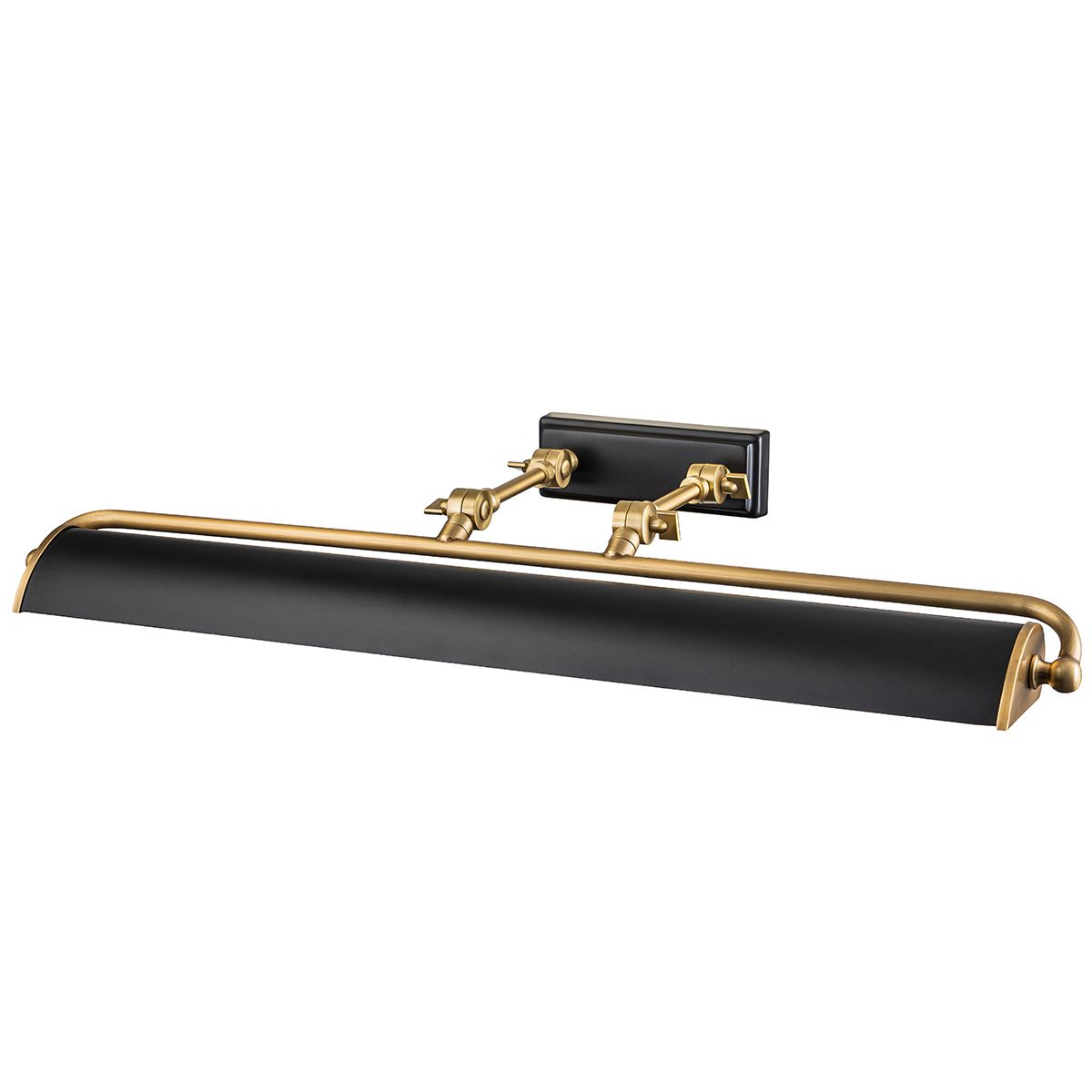 Elstead Winchfield 4 Light Large Picture Light - Aged Brass & Matte Black