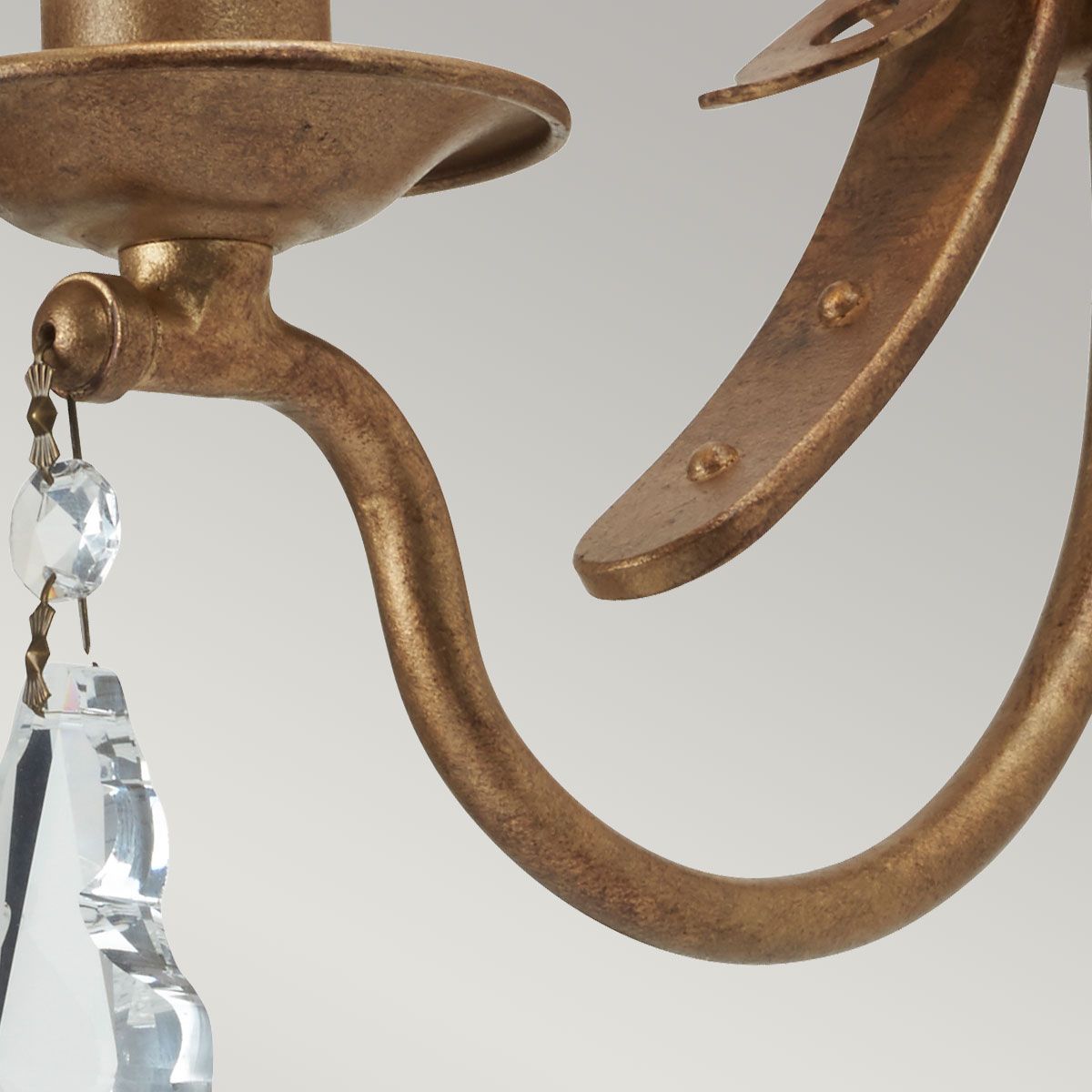 Elstead Windsor Single Wall Light - Gold Patina