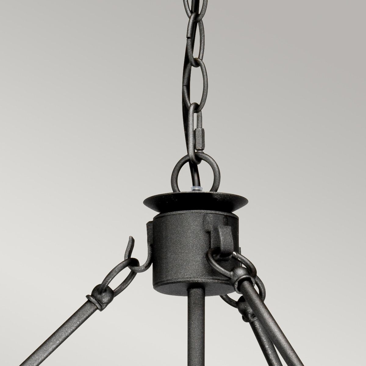 Elstead Windsor 12 Light Chandelier - Graphite