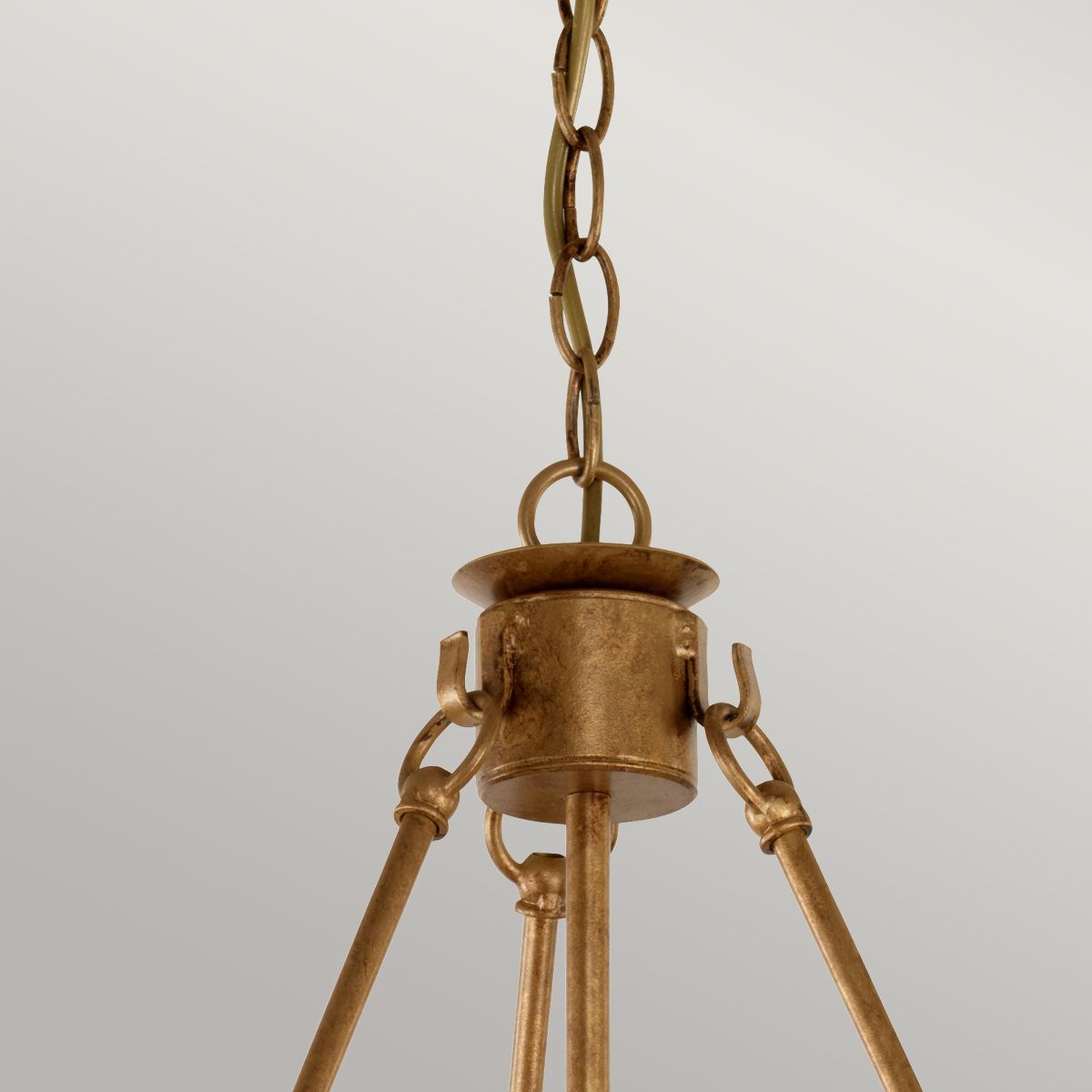 Elstead Windsor 6 Light Chandelier - Gold Patina