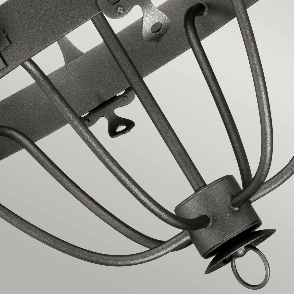 Elstead Windsor 6 Light Chandelier - Graphite