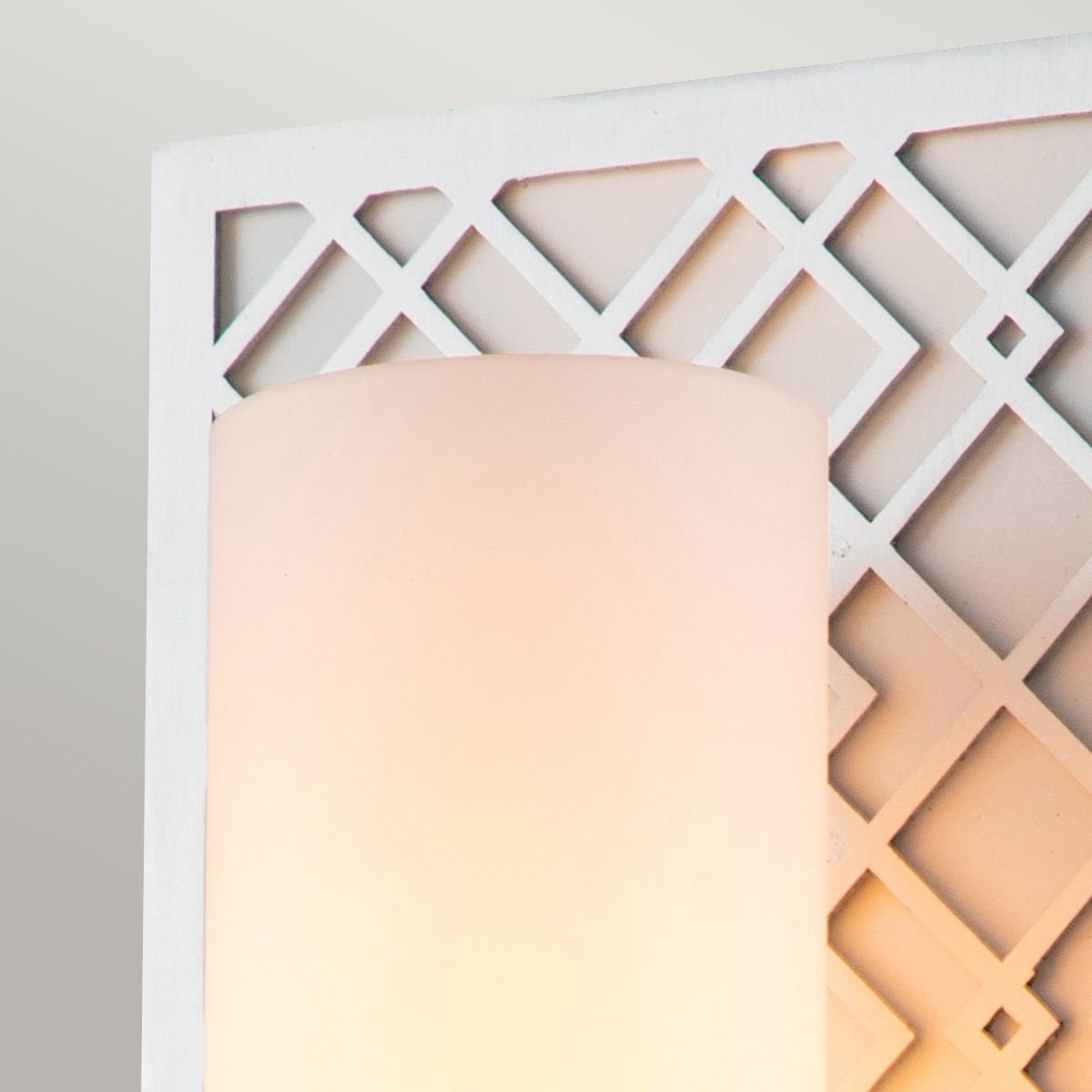 Elstead Ziggy 1 Light Wall Light - Lacquered Silver