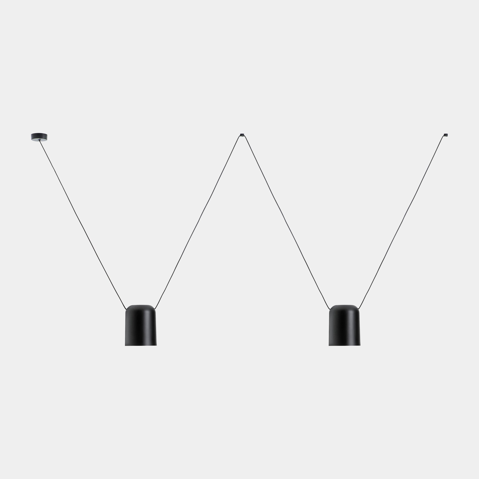 LedsC4 Attic 2 Light Rectangular Shape Pendant