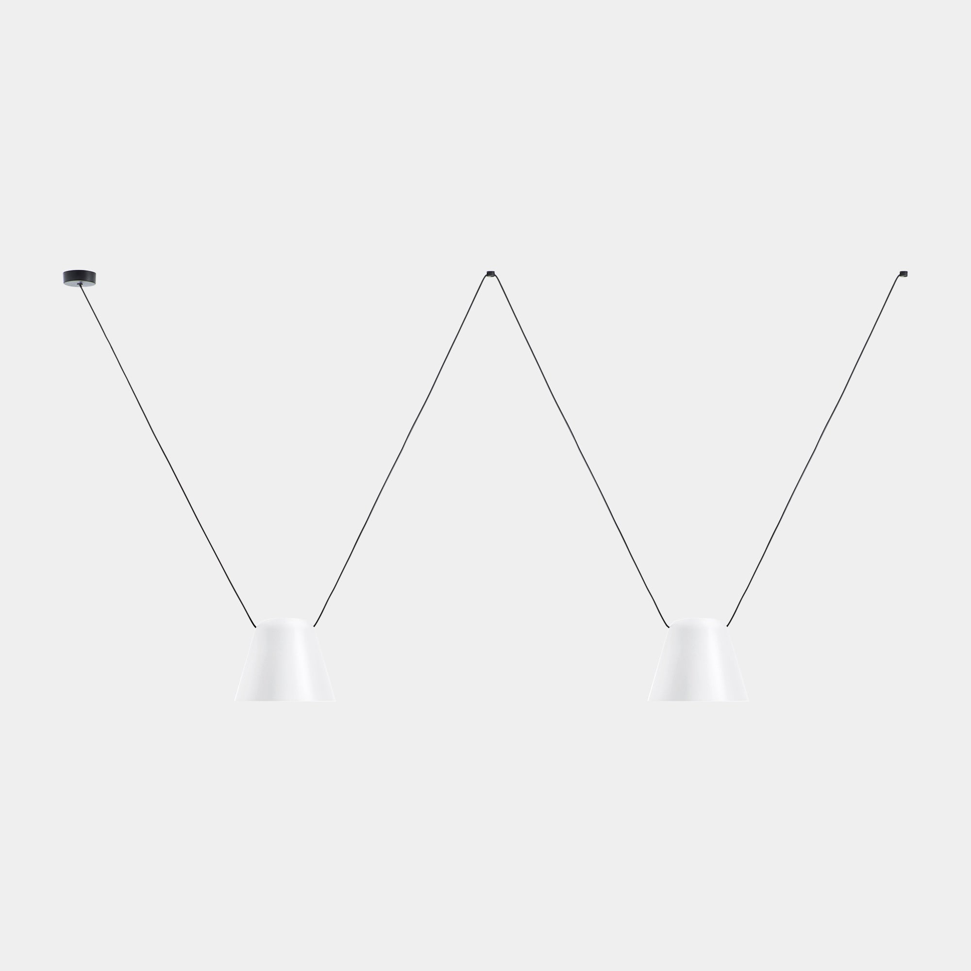 LedsC4 Attic 2 Light Conic Shape Pendant