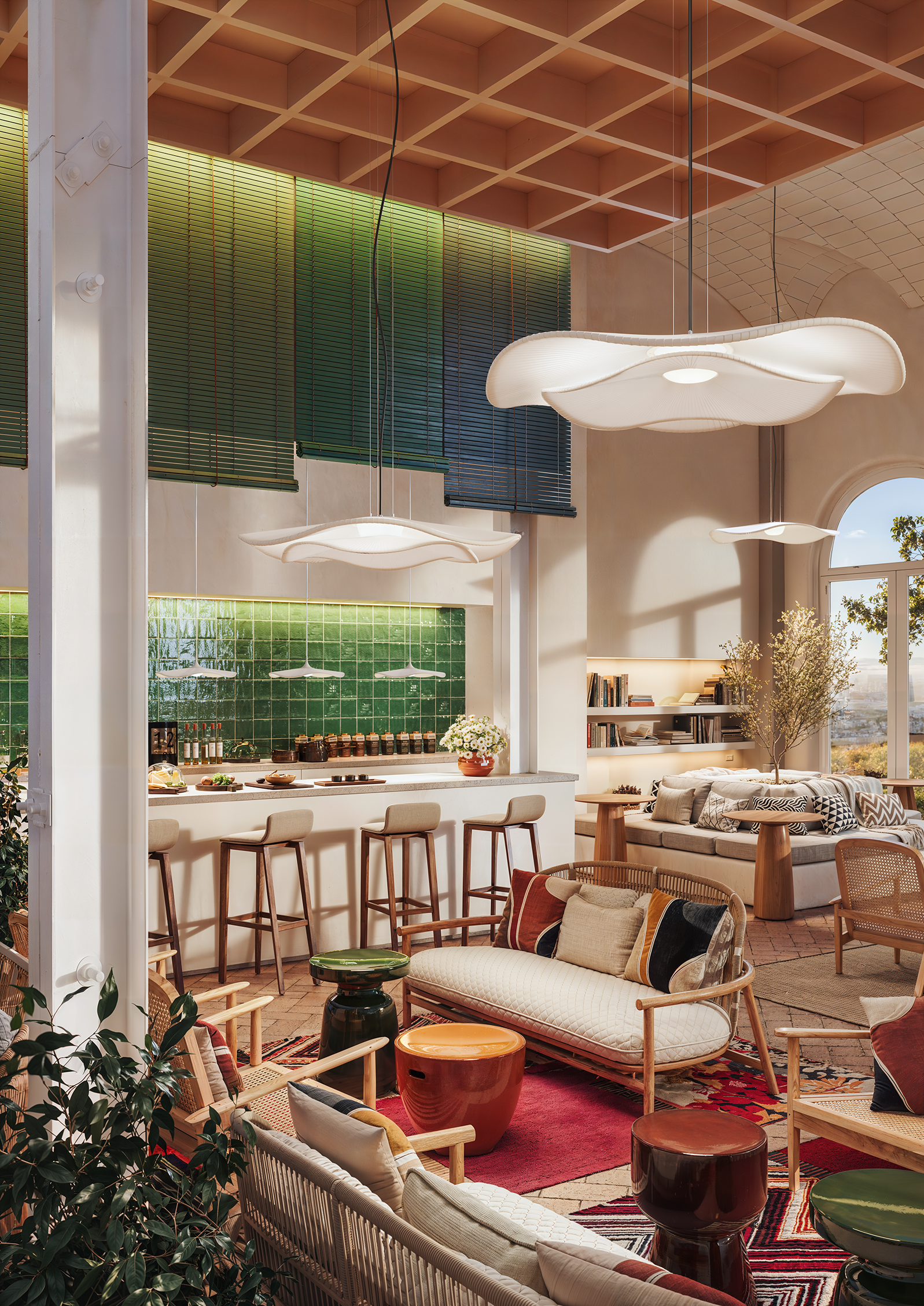 Bover Mediterránia S/105.2 Dual Layer Pendant