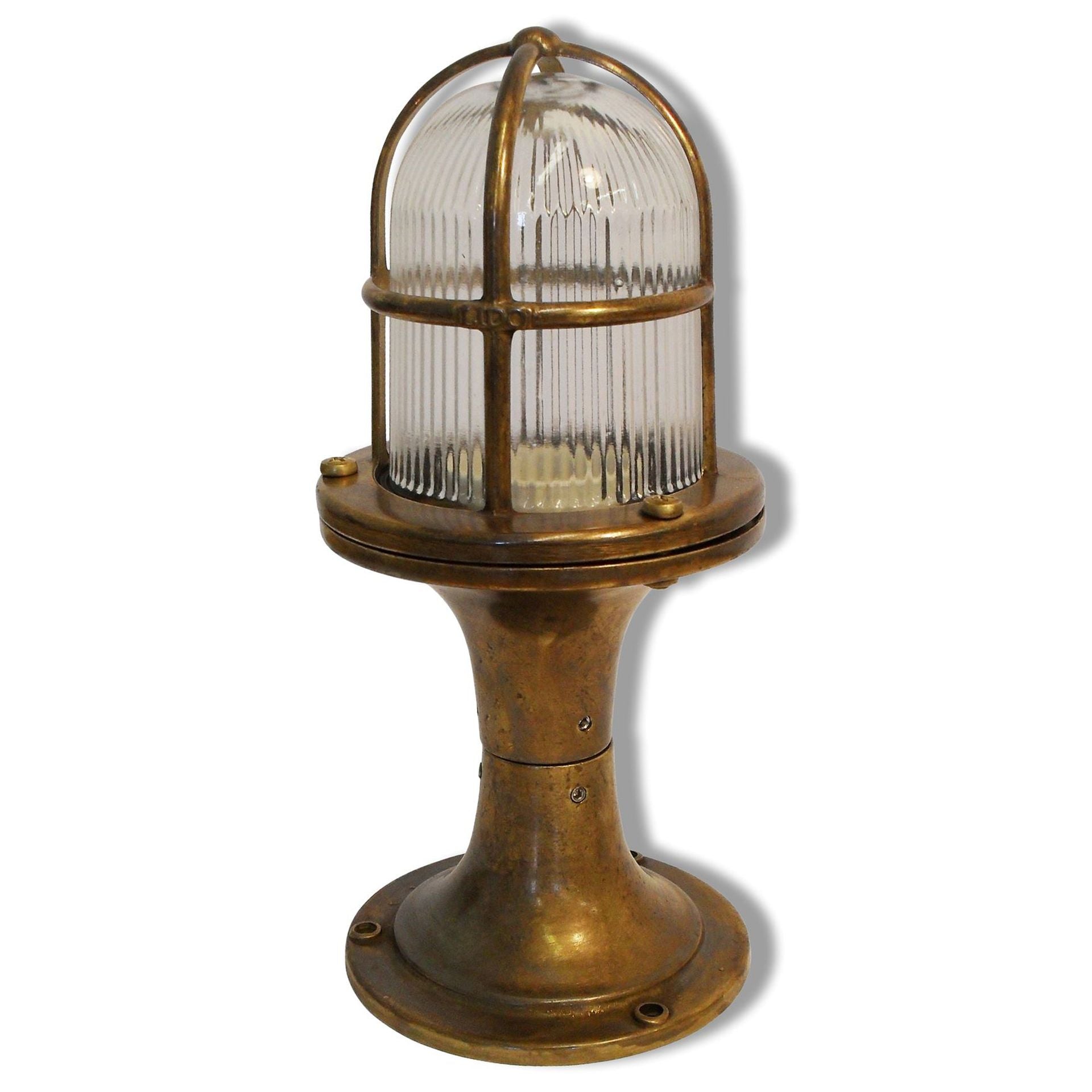 Navigator Small Post Light - Antique Brass