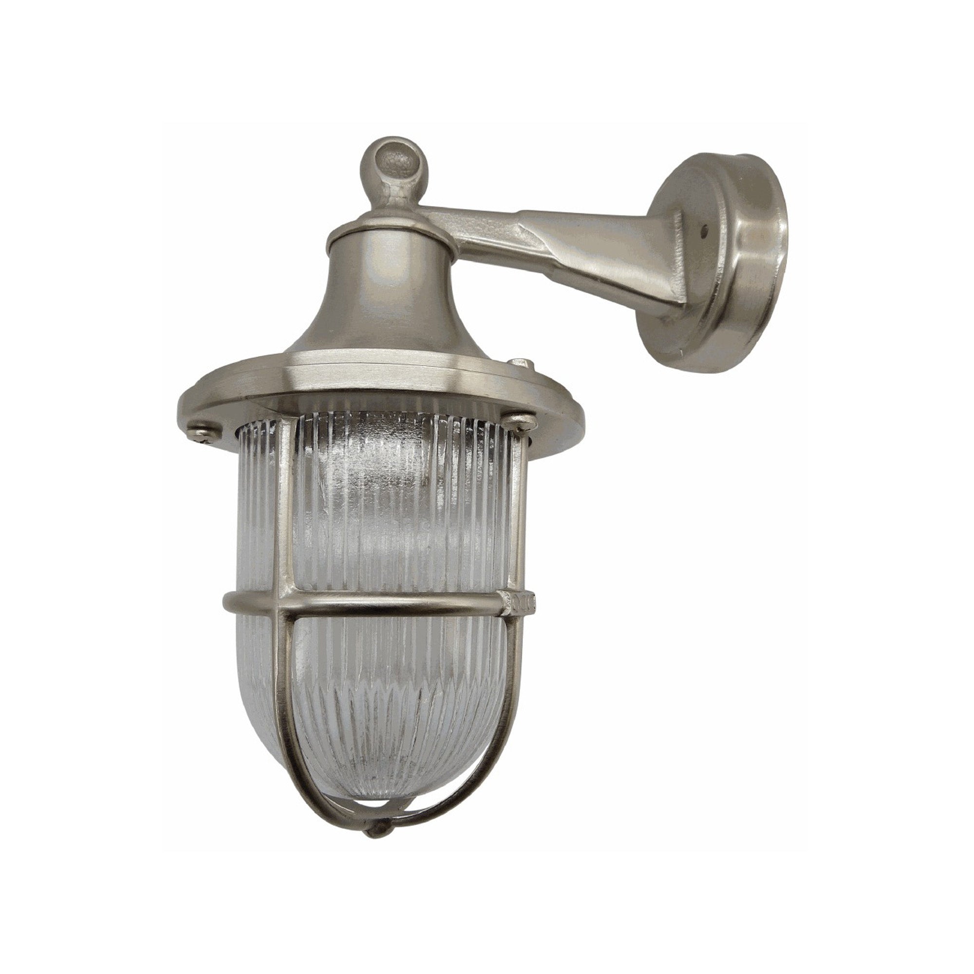 Navigator Tiller Wall Lantern - Satin Nickel