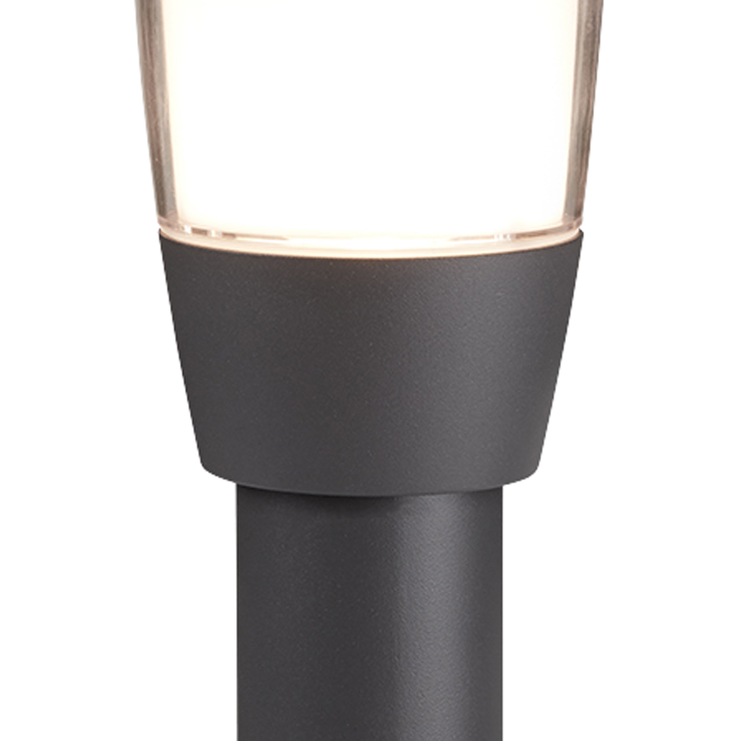 Searchlight Tees 900mm Outdoor Post - Grey & Polycarbonate