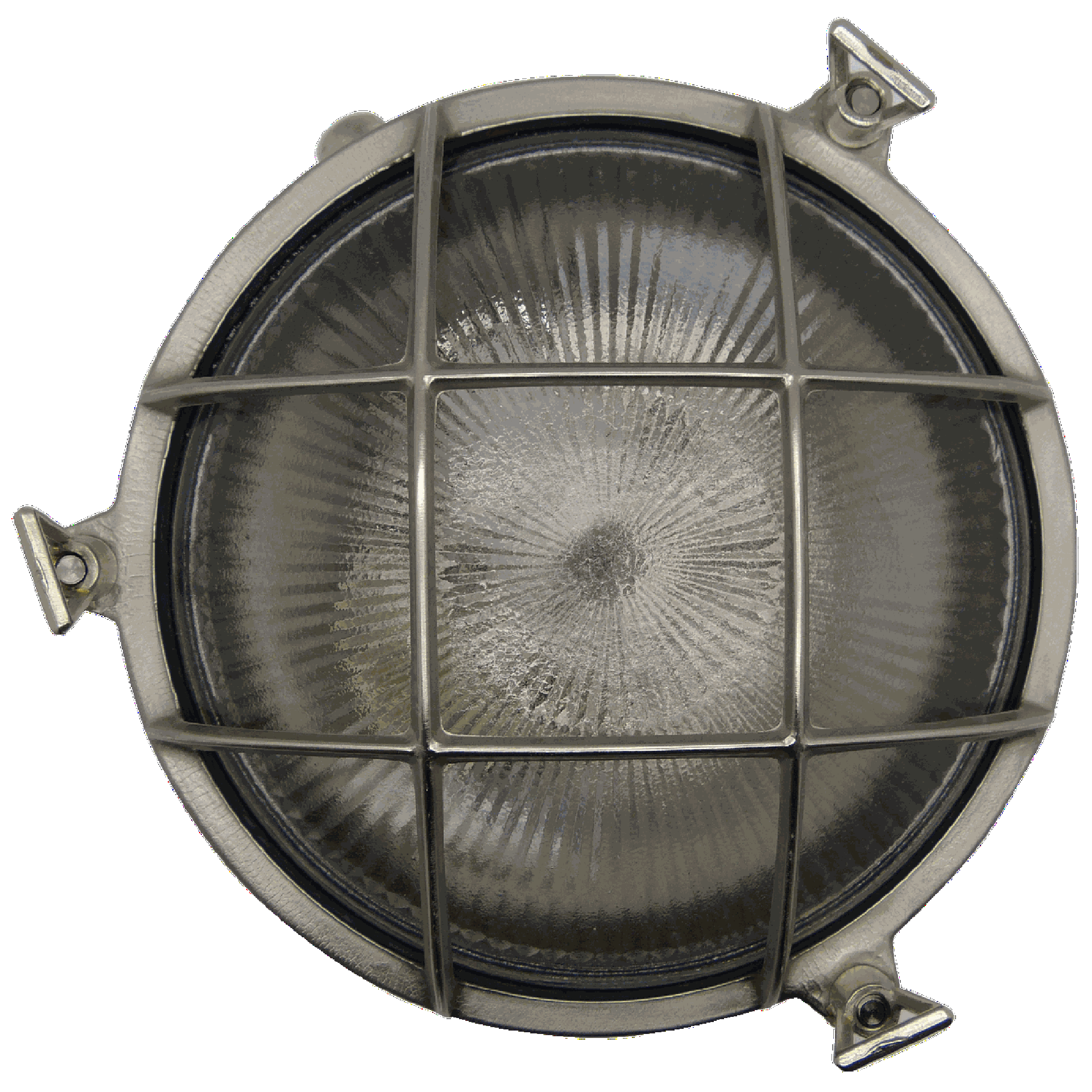 Navigator Large Porthole Bulkhead Wall Light - Satin Nickel