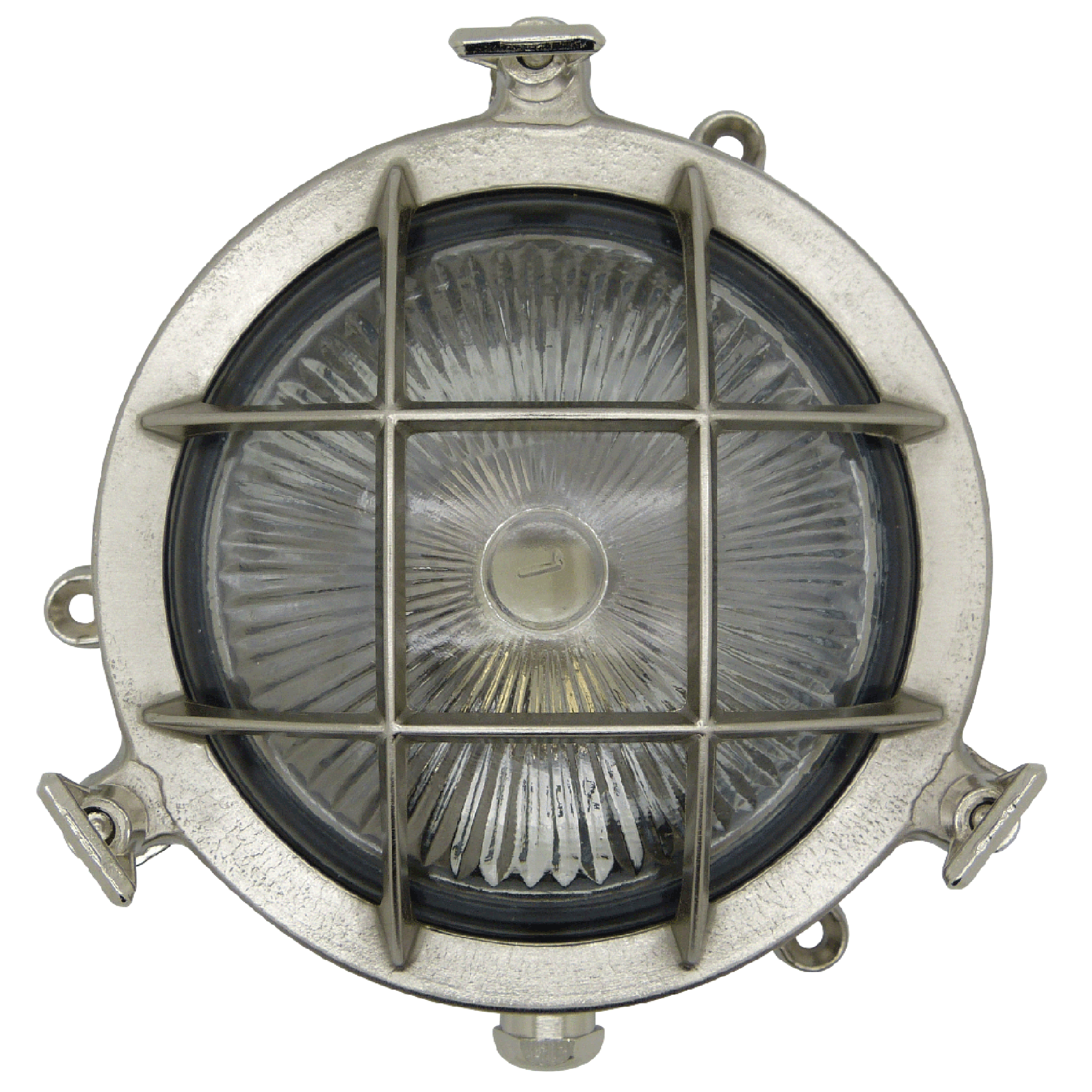 Navigator Mini Porthole Bulkhead Wall Light - Satin Nickel