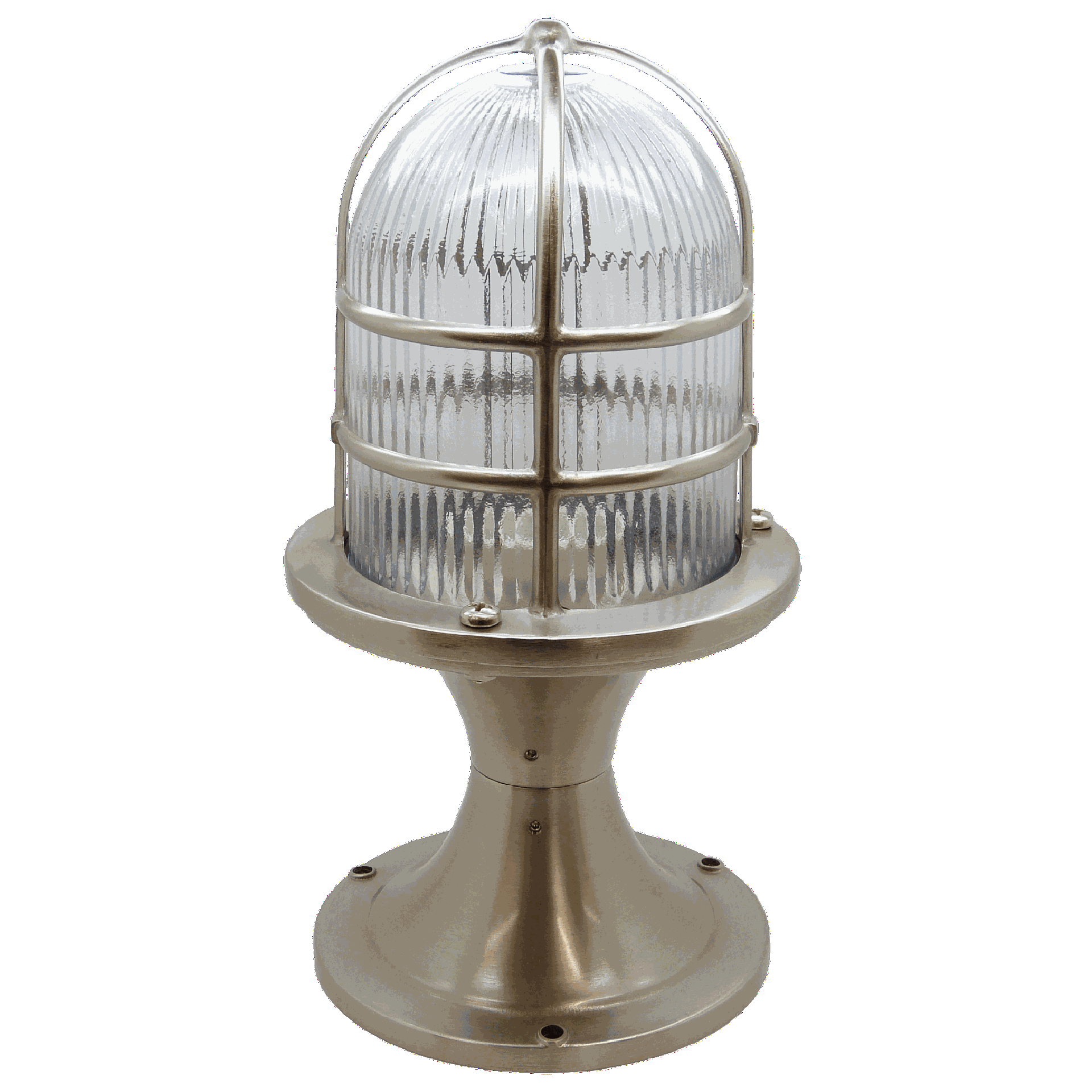 Navigator Large Post Light - Satin Nickel
