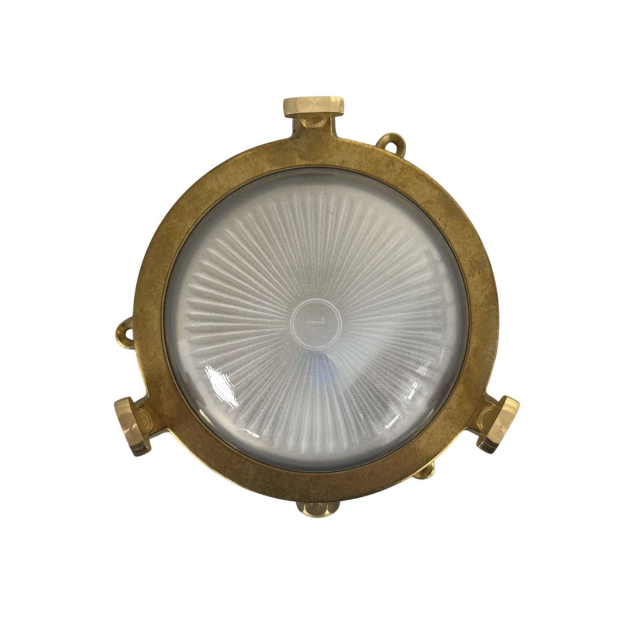 Navigator Mini Compass Bulkhead - Raw Brass