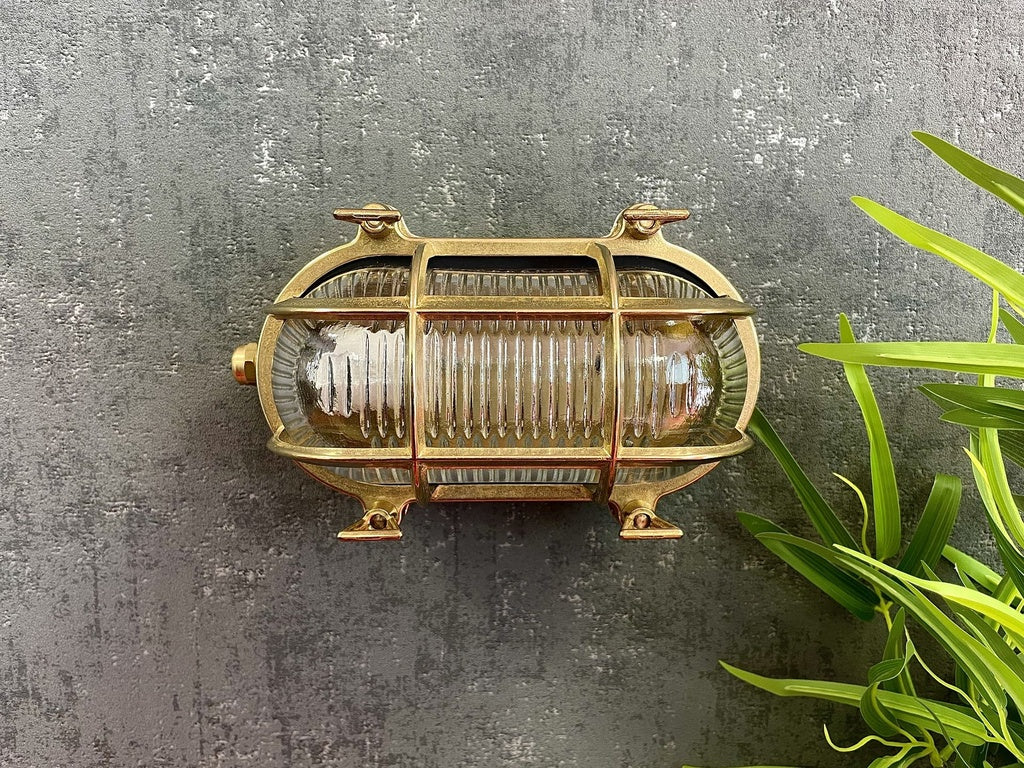 Navigator Horatio Junior Bulkhead - Antique Brass