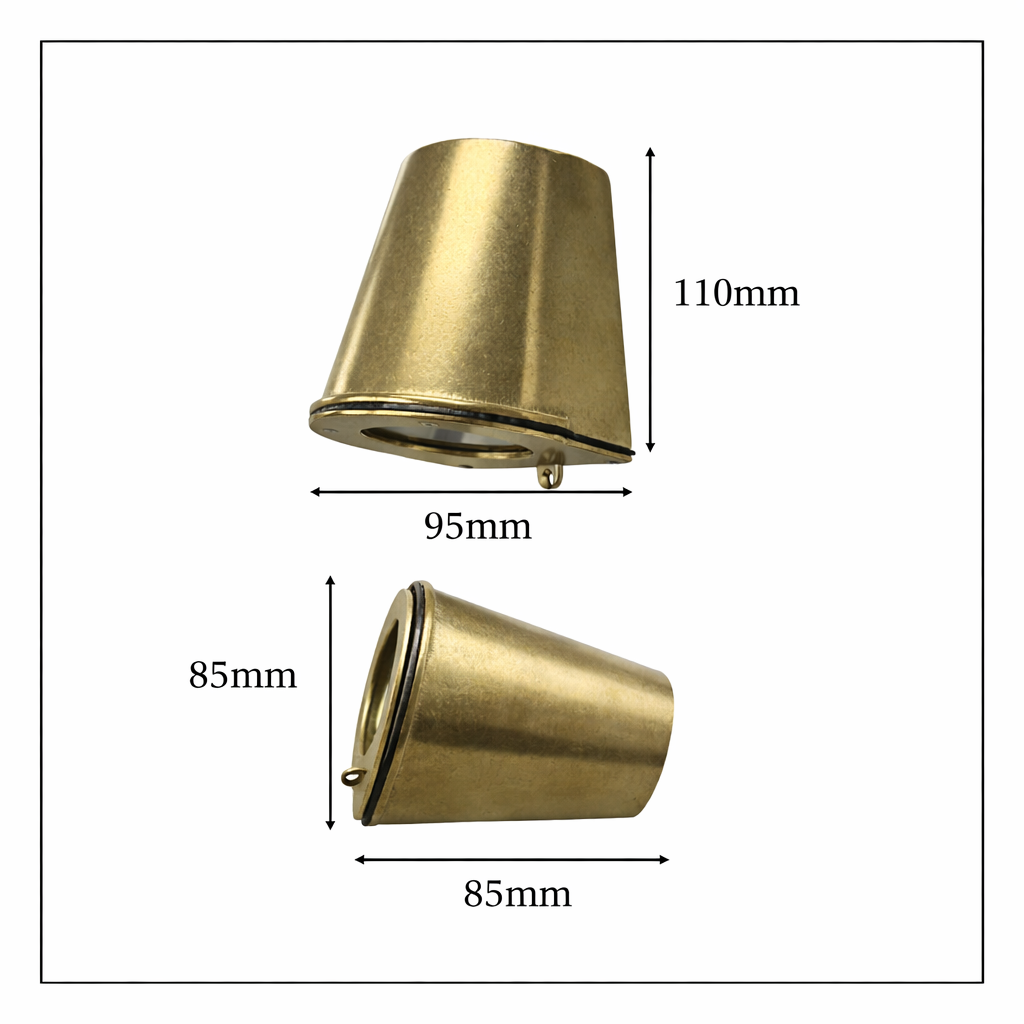 Navigator Mast Wall Light - Raw Brass