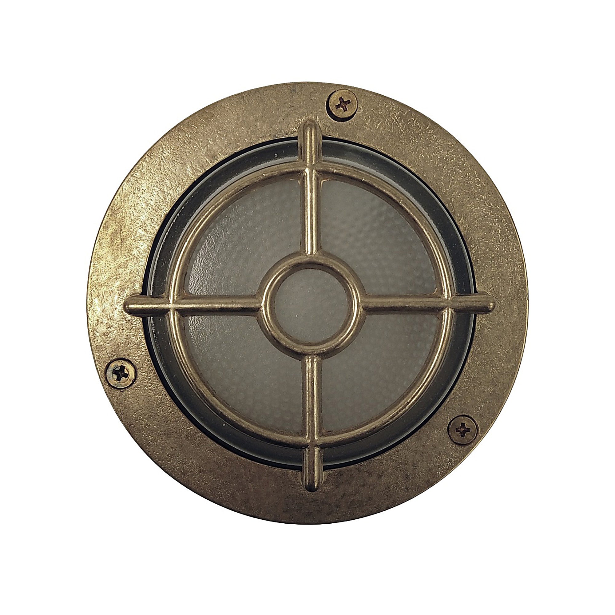 Navigator Walkway Guard Light  - Raw Brass