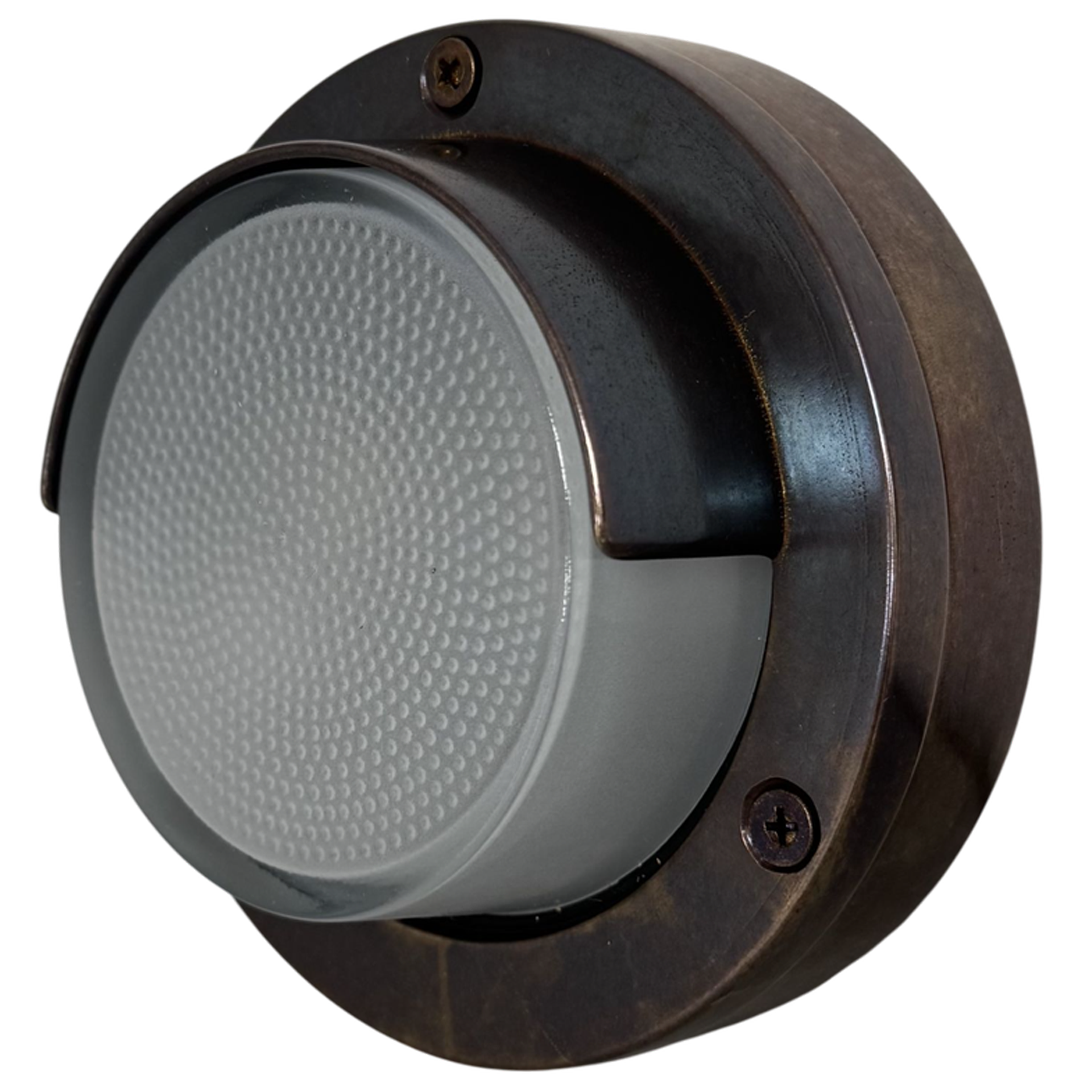 Navigator Eyelid Compact Mini Walkway Light - Antique Brass