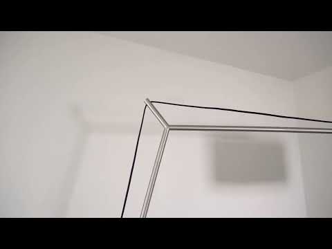 Utopia Point Floor Lamp - Matt Nickel And Black Shade