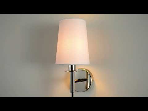 Utopia The Classic Wall Light - Bright Nickel