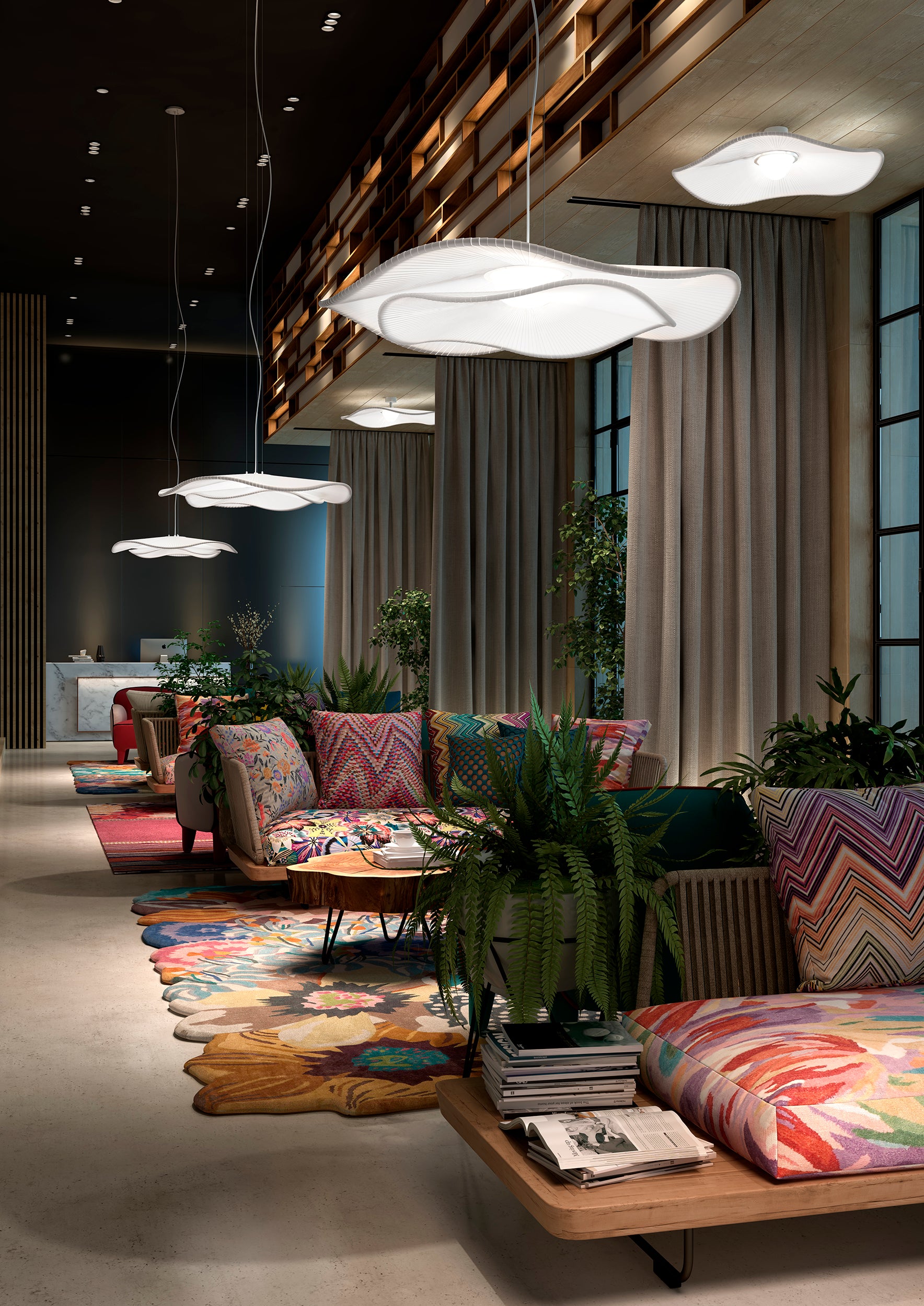 Bover Mediterránia S/105.2 Dual Layer Pendant